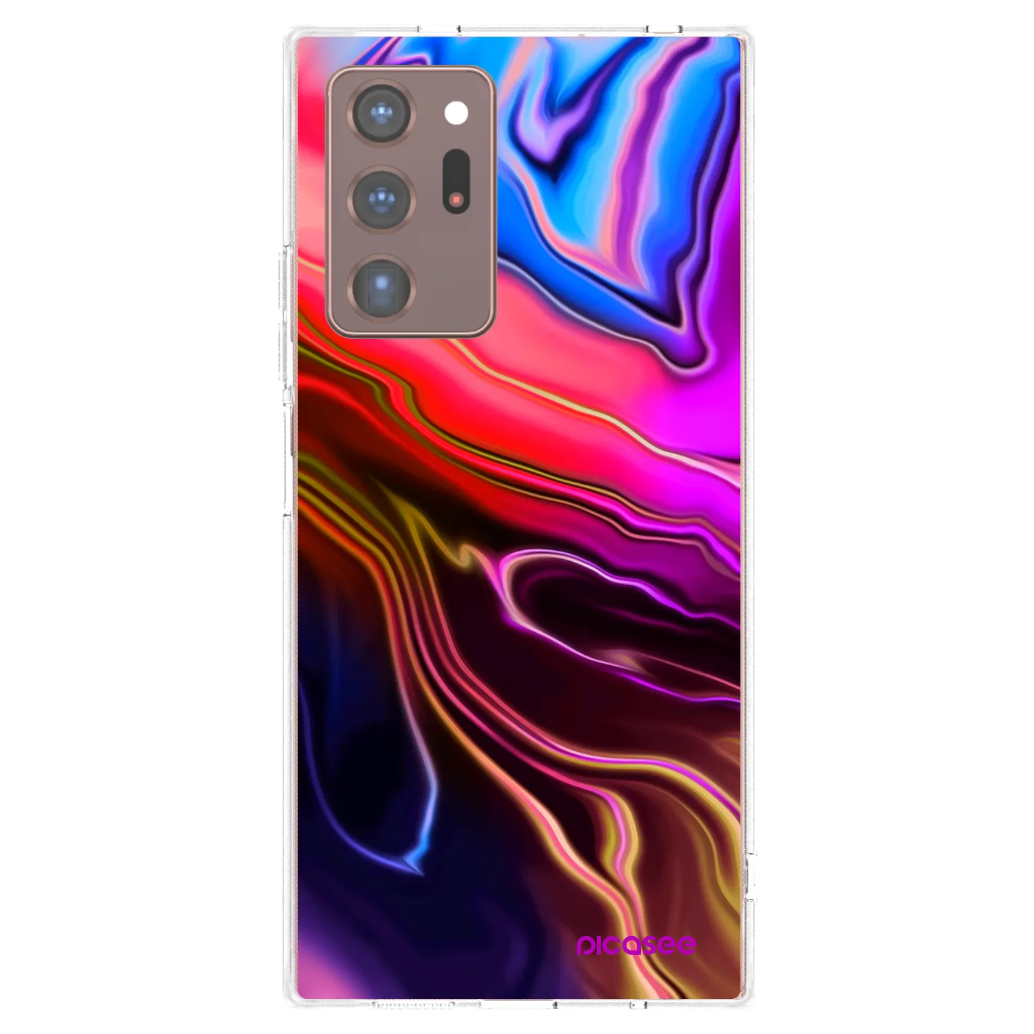 Picasee silikónový prehľadný obal pre Samsung Galaxy Note 20 Ultra - Electric