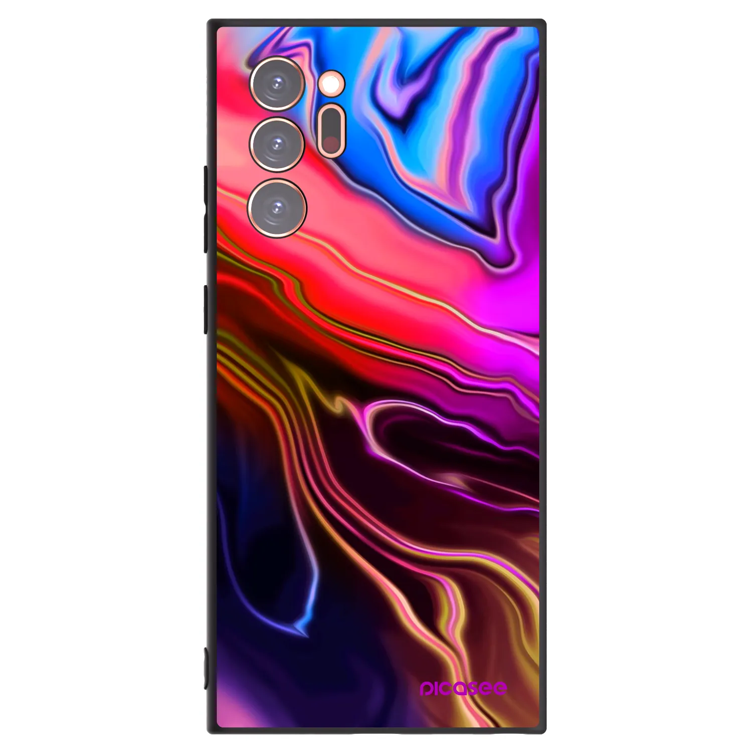 Picasee silikónový čierny obal pre Samsung Galaxy Note 20 Ultra - Electric