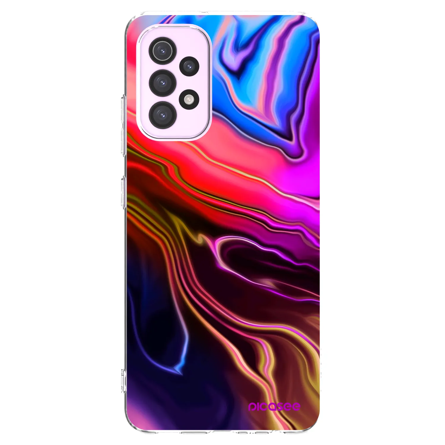 Picasee silikónový prehľadný obal pre Samsung Galaxy A32 5G A326B - Electric