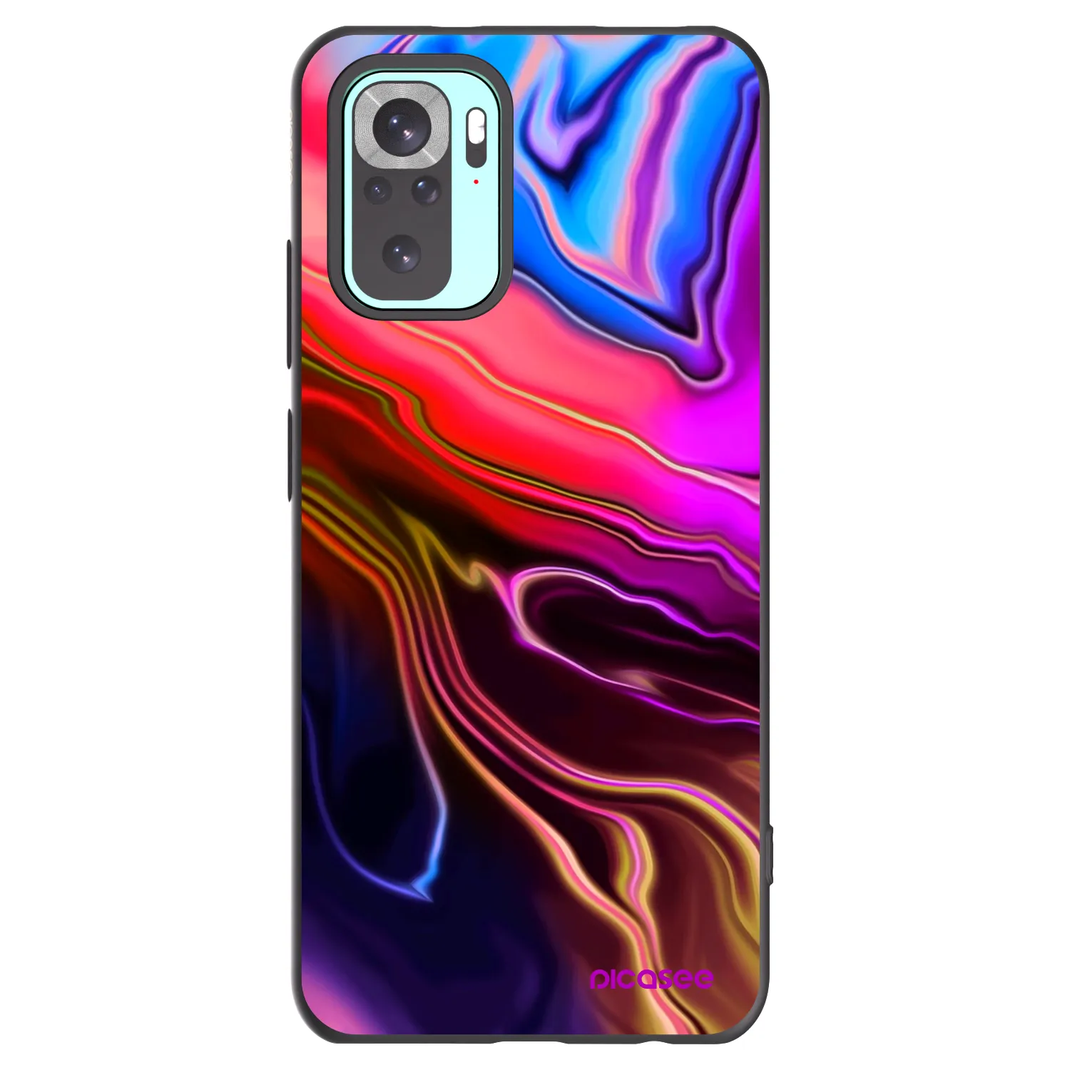 Picasee silikónový čierny obal pre Xiaomi Redmi Note 10 Pro - Electric