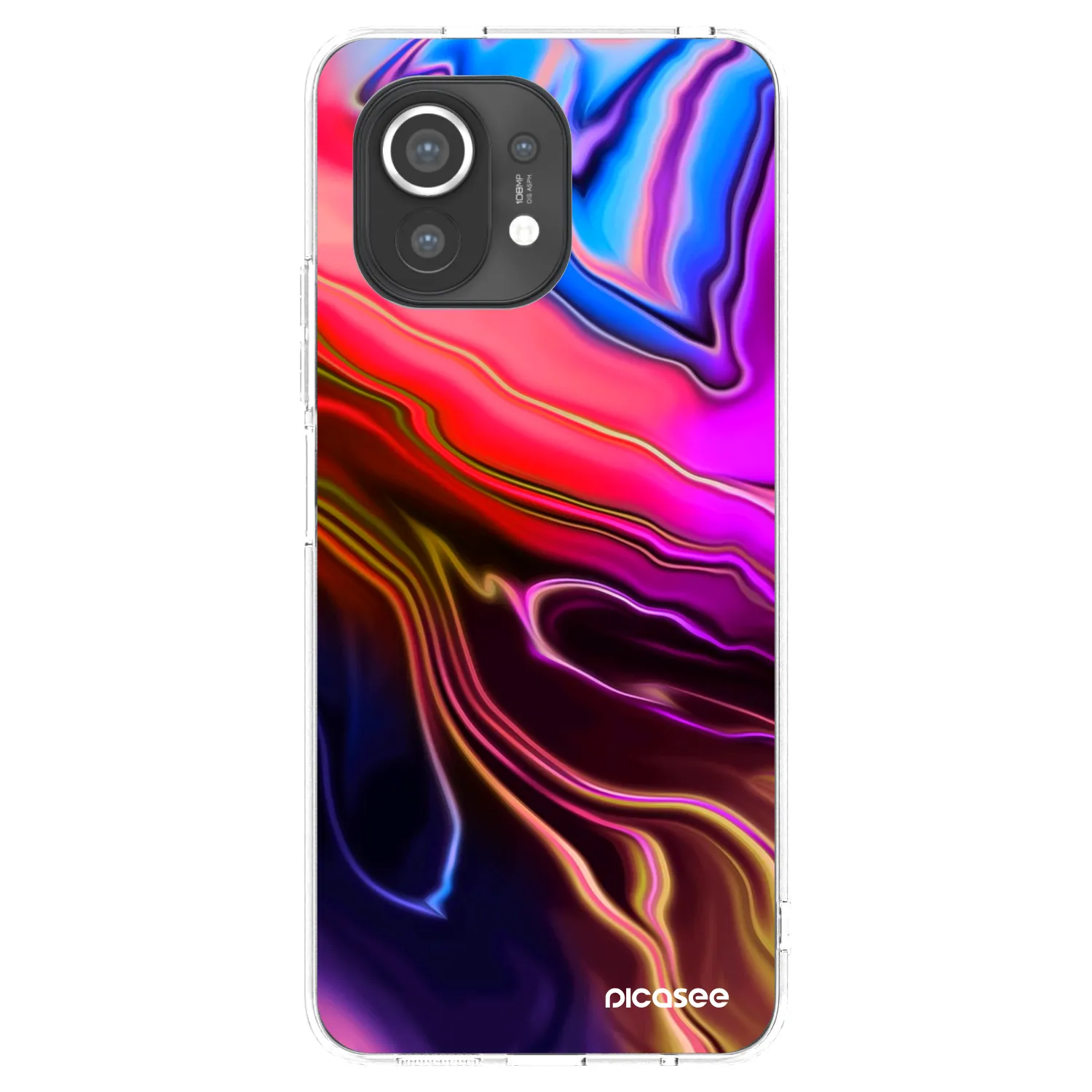 Picasee silikónový prehľadný obal pre Xiaomi Mi 11 - Electric
