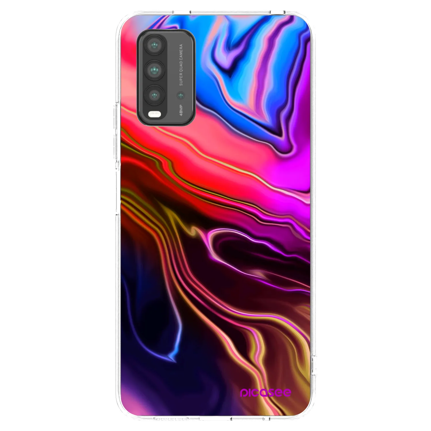 Picasee silikónový čierny obal pre Xiaomi Redmi 9T - Electric