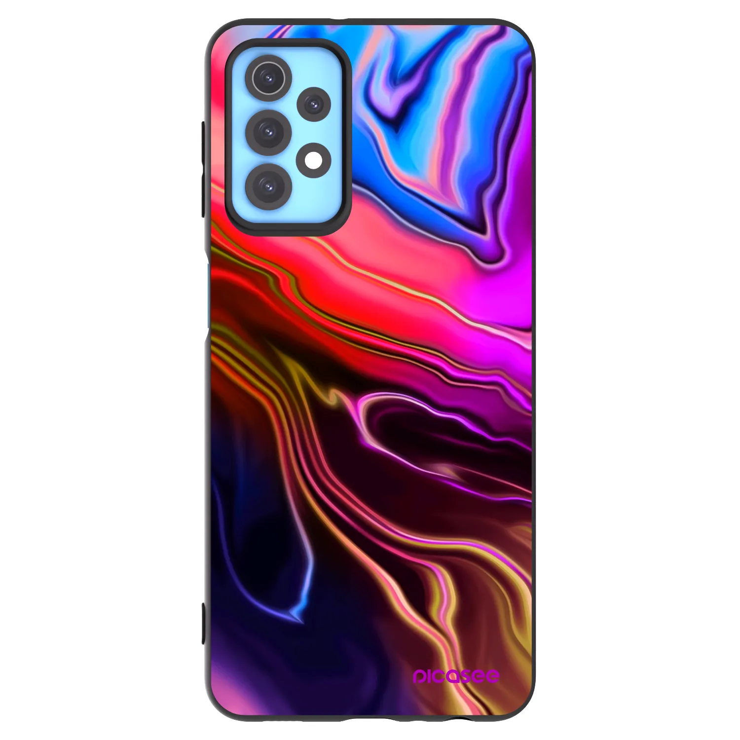 Picasee silikónový čierny obal pre Samsung Galaxy A32 4G SM-A325F - Electric