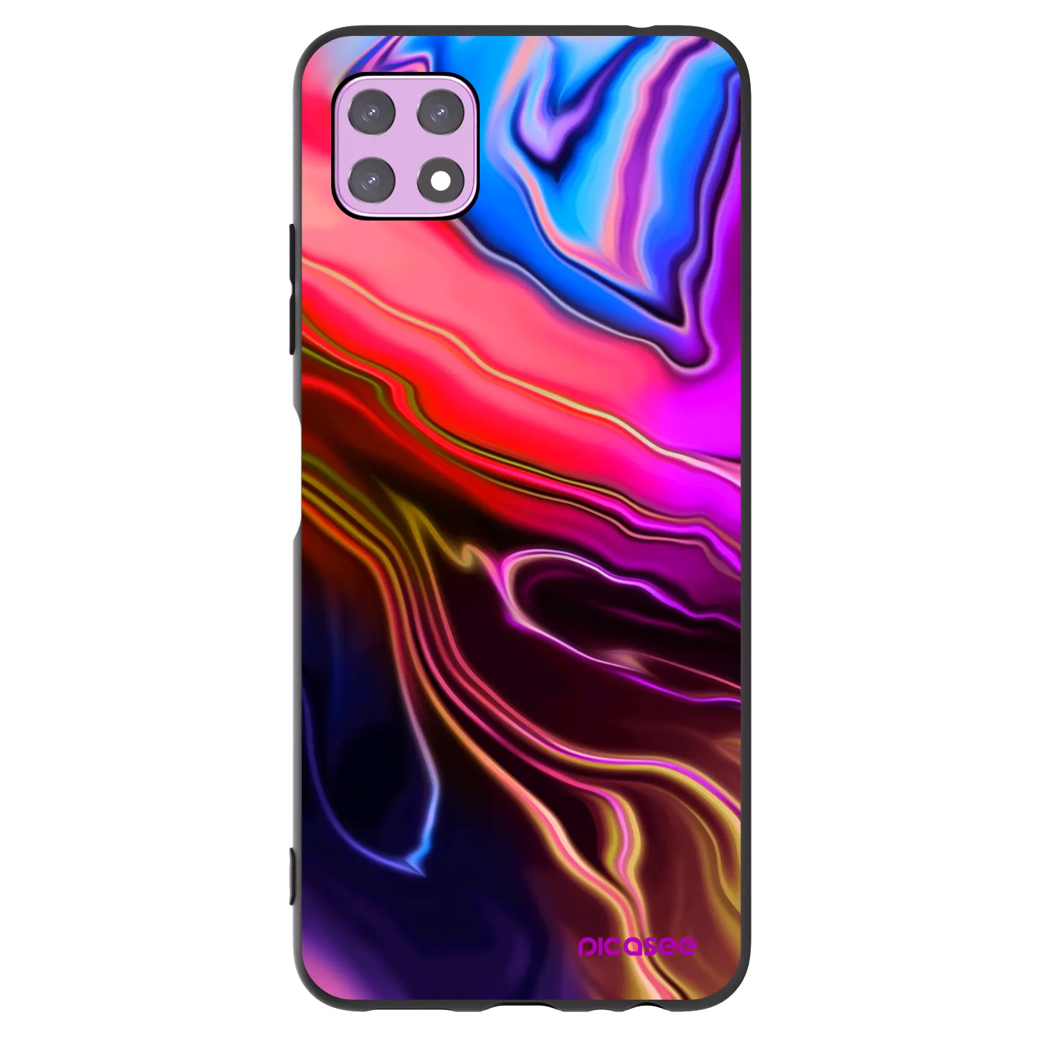 Picasee silikónový čierny obal pre Samsung Galaxy A22 A226B 5G - Electric
