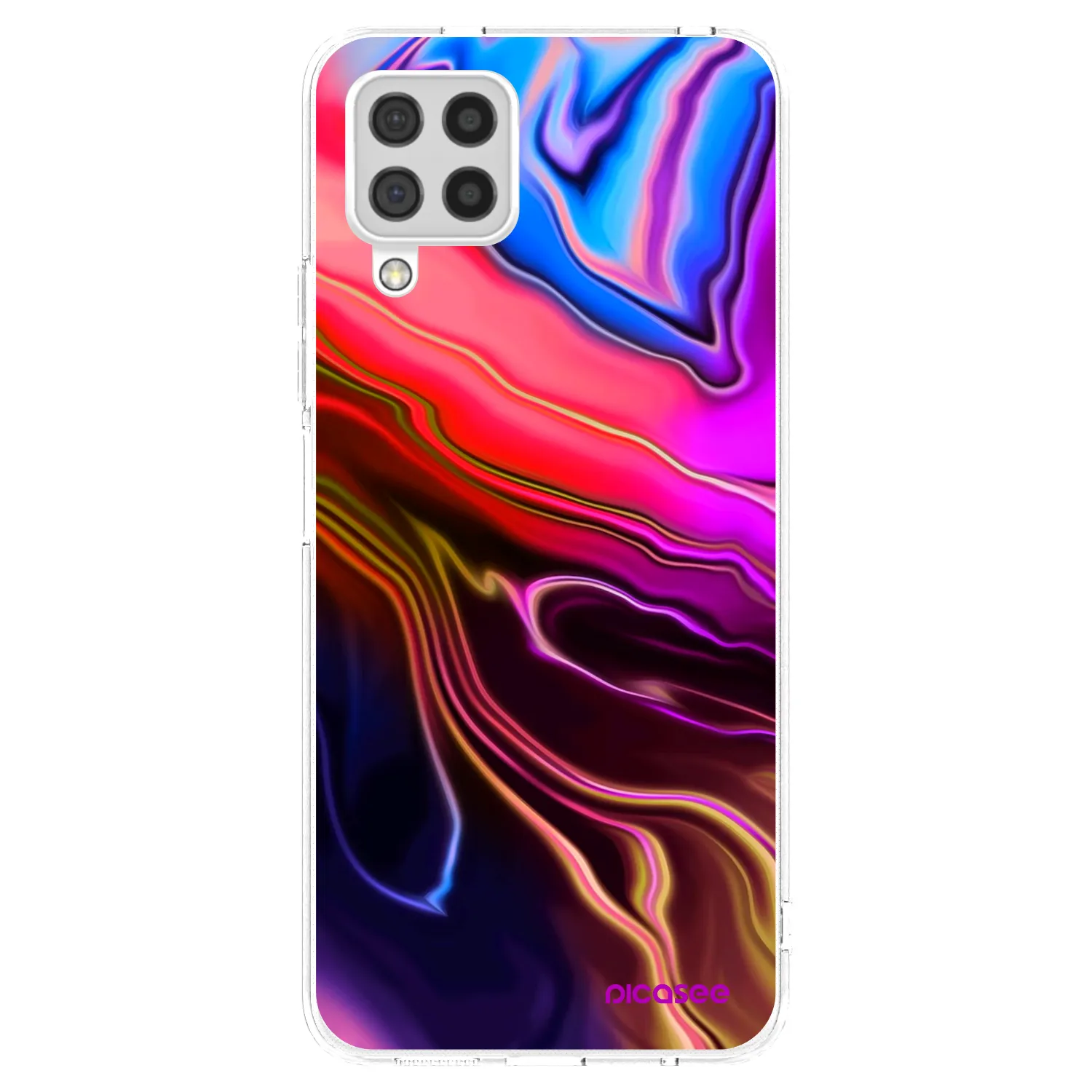 Picasee silikónový prehľadný obal pre Samsung Galaxy A22 A225F 4G - Electric