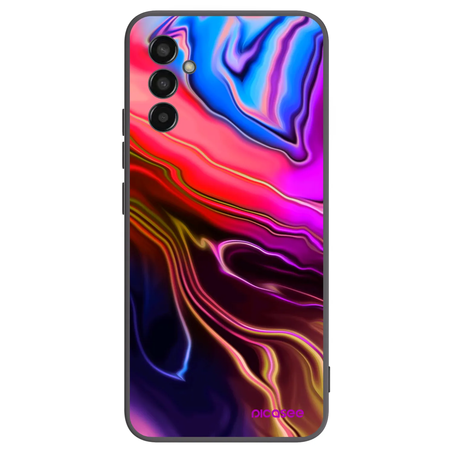 Picasee silikónový čierny obal pre Samsung Galaxy M13 M135F - Electric