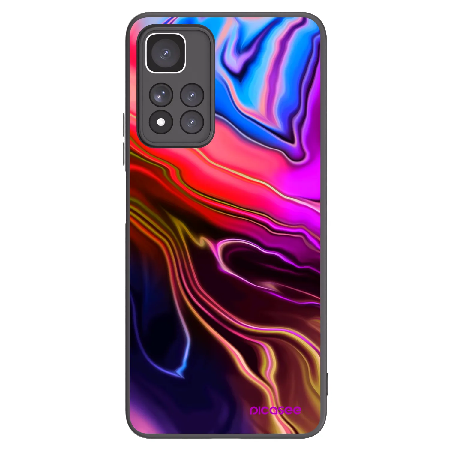 Picasee silikónový čierny obal pre Xiaomi Redmi Note 11 Pro+ 5G - Electric