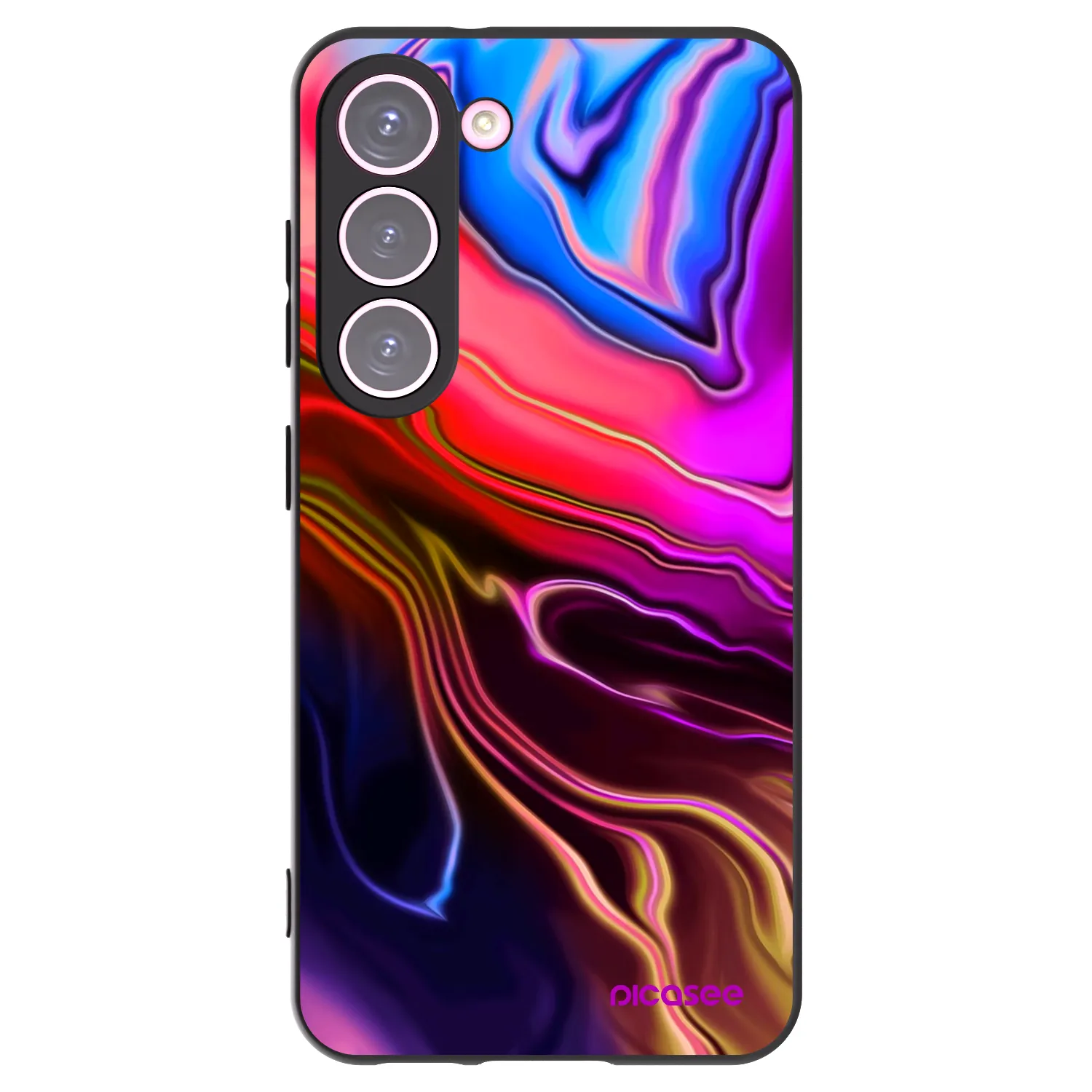 Silikónový čierny obal pre Samsung Galaxy S23 5G - Electric