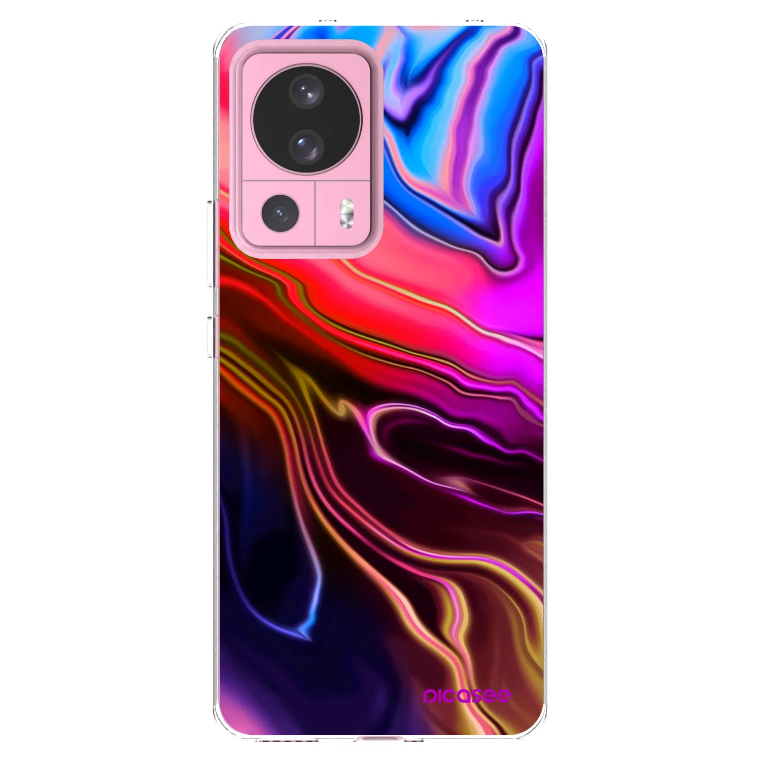 Picasee silikónový prehľadný obal pre Xiaomi 13 Lite - Electric