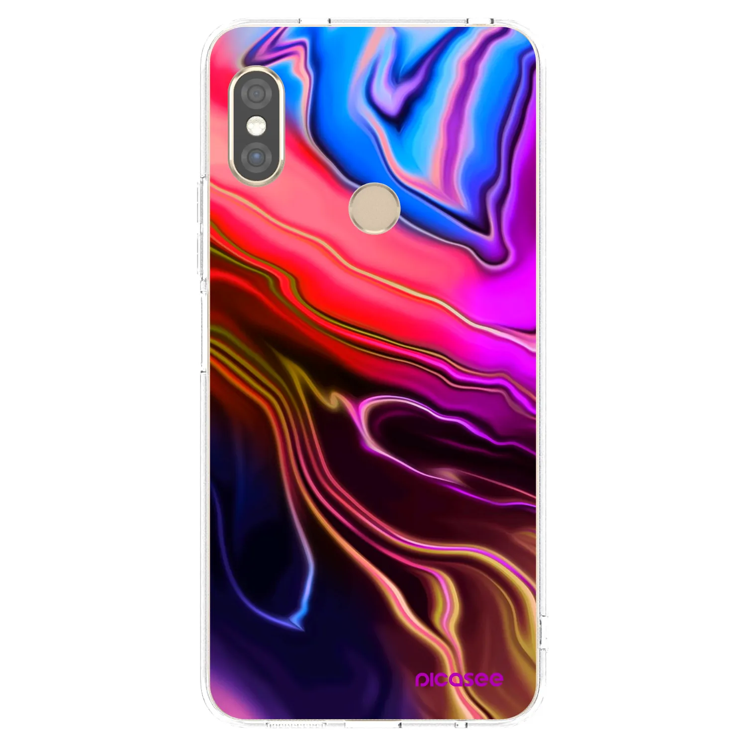 Silikónový prehľadný obal pre Xiaomi Redmi Note 5 Global - Electric
