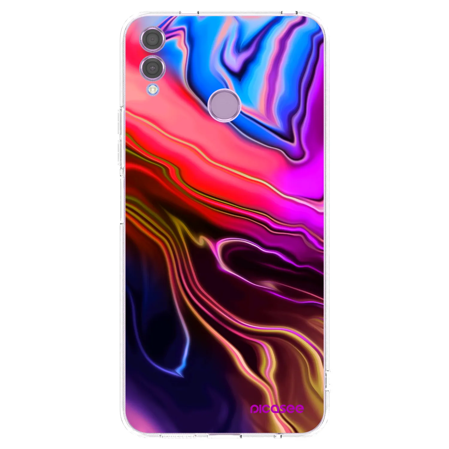 Silikónový prehľadný obal pre Honor 8X - Electric