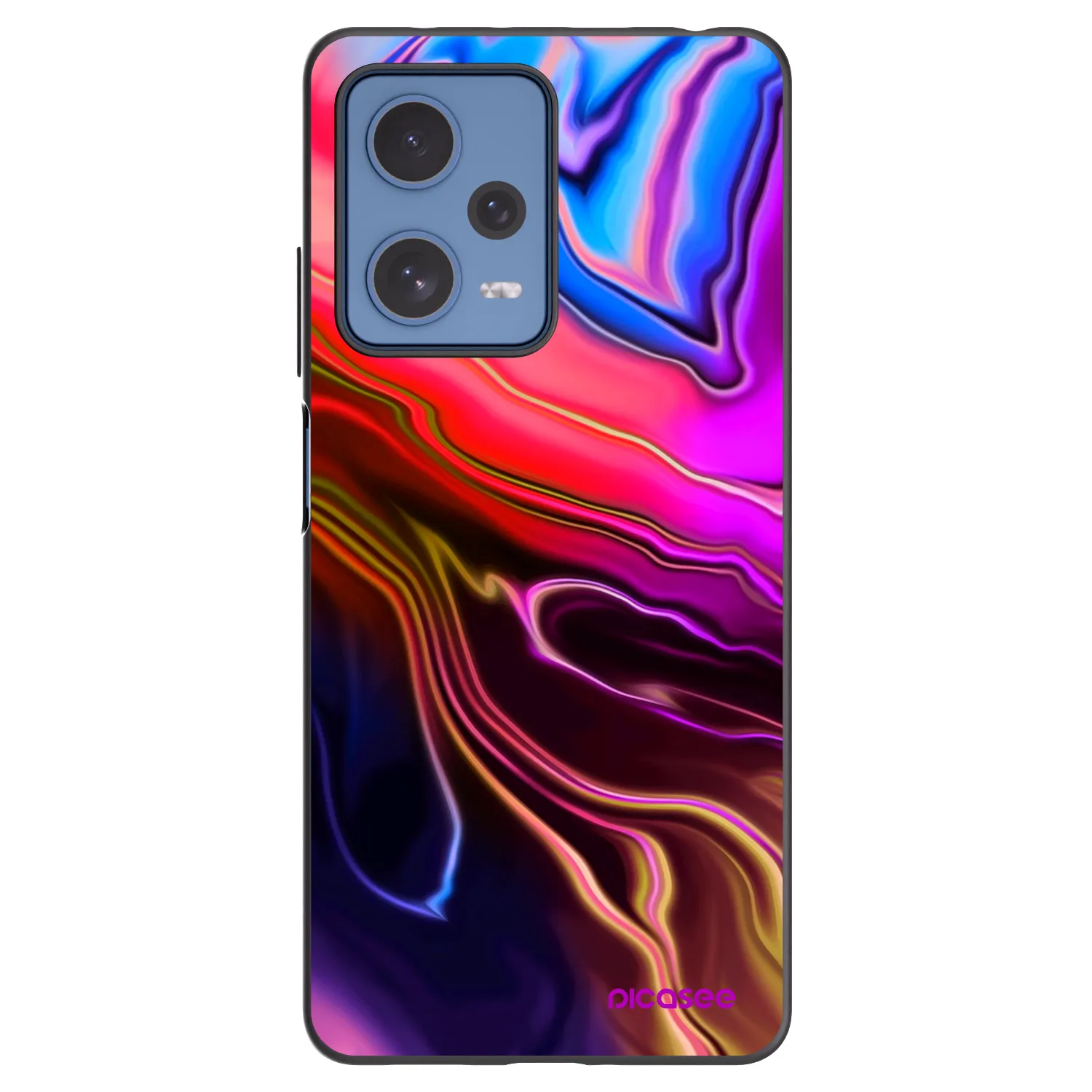 Picasee silikónový čierny obal pre Xiaomi Redmi Note 12 Pro 5G - Electric