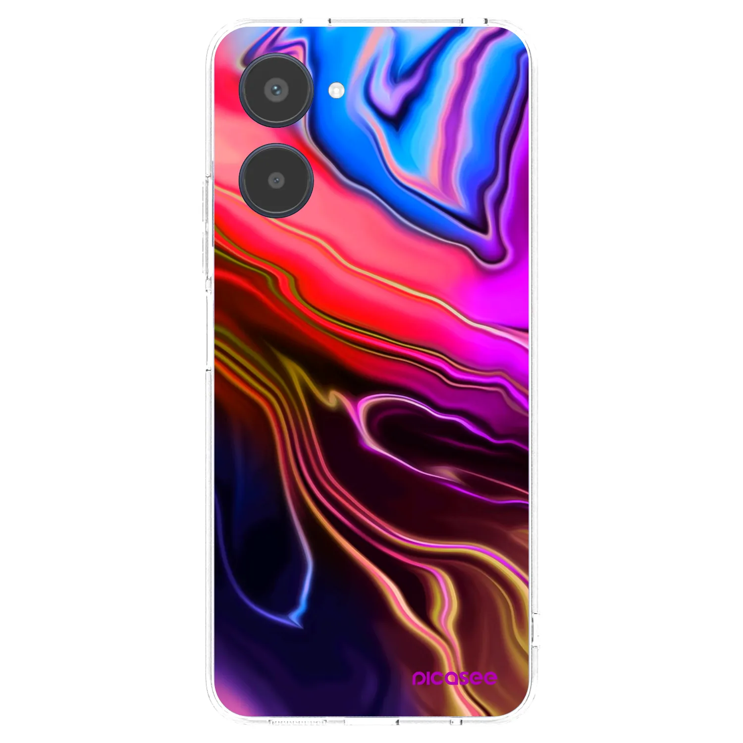 Picasee silikónový prehľadný obal pre Realme 10 4G - Electric