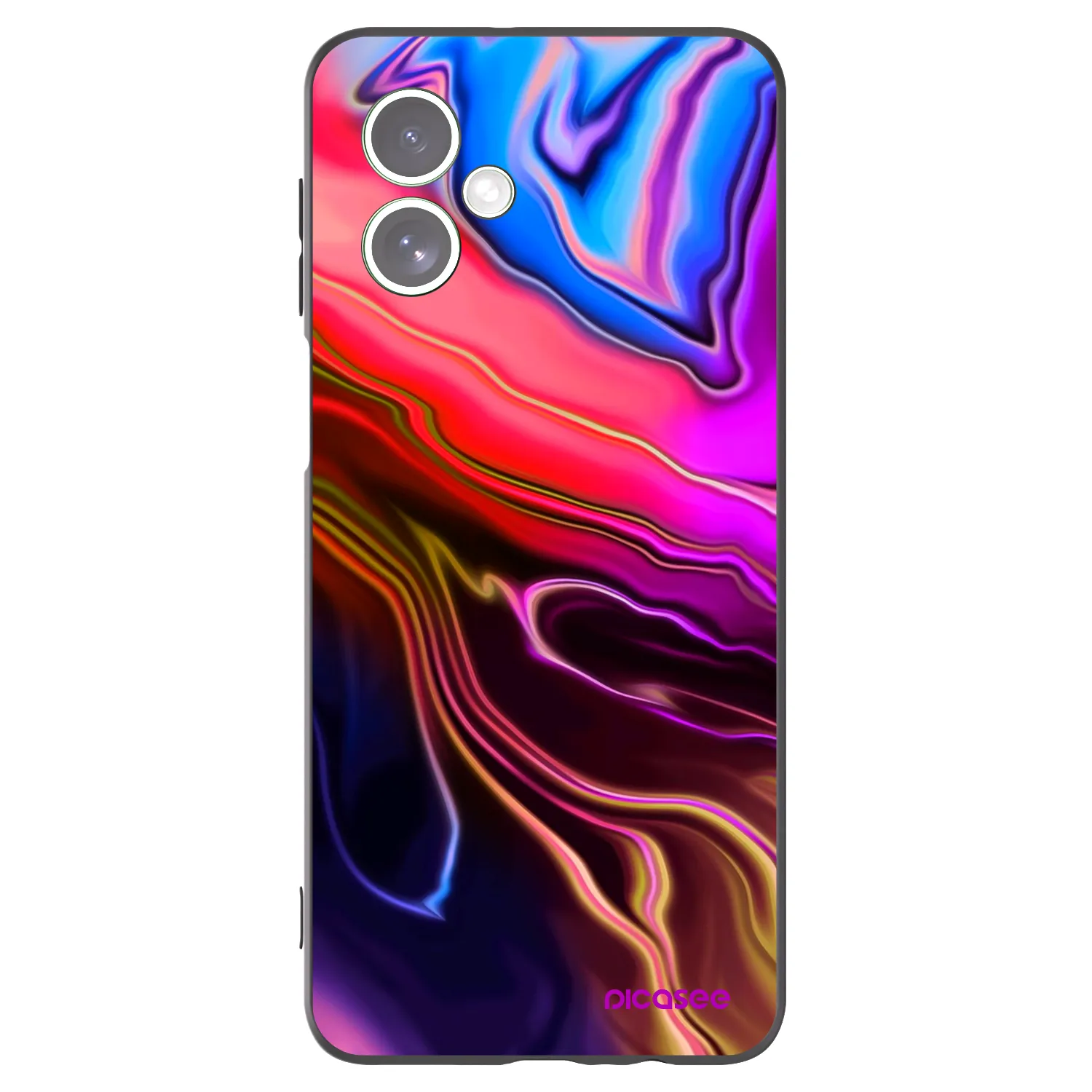 Silikónový čierny obal pre Motorola Moto G54 5G - Electric