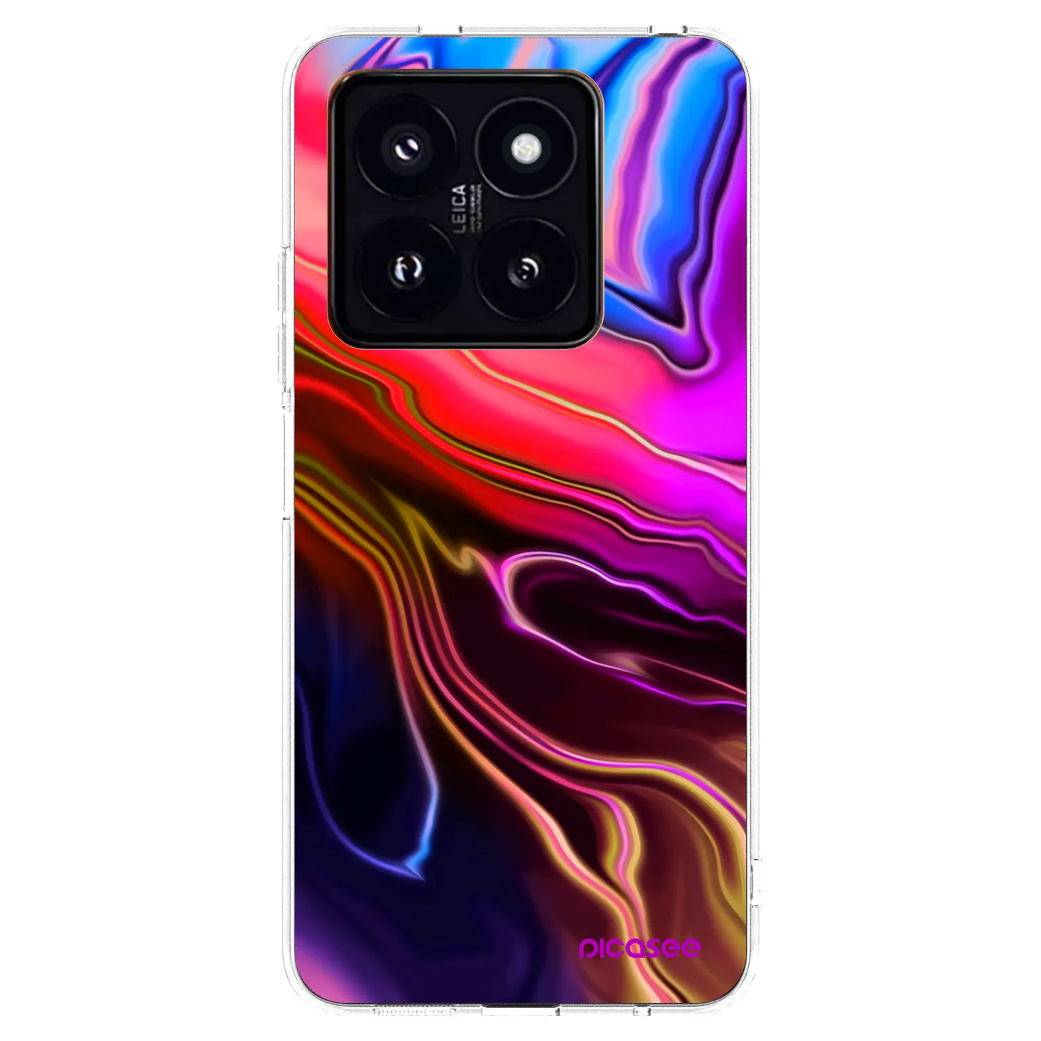Silikónový prehľadný obal pre Xiaomi 14 Pro - Electric