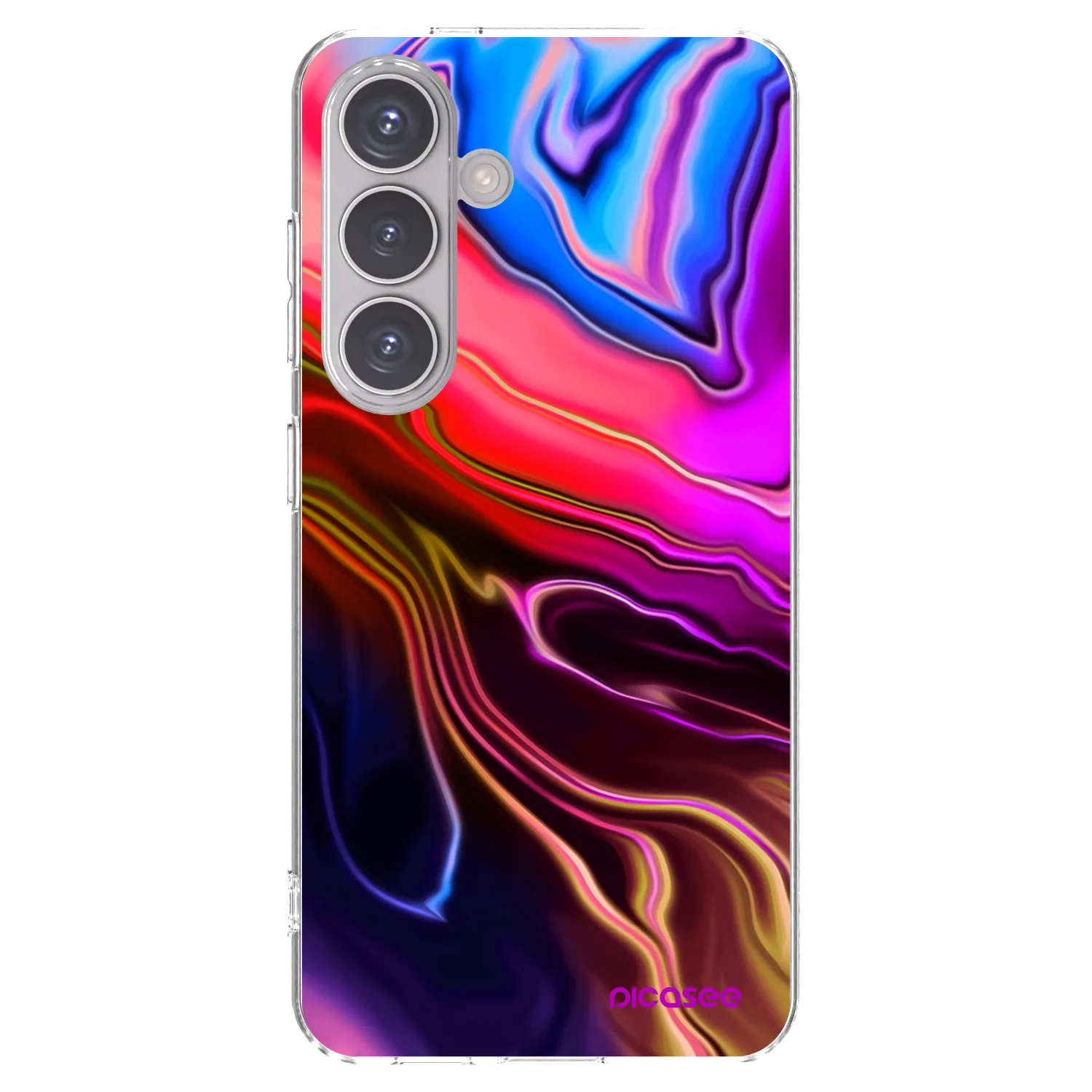 Picasee silikónový prehľadný obal pre Samsung Galaxy S24 S921B 5G - Electric