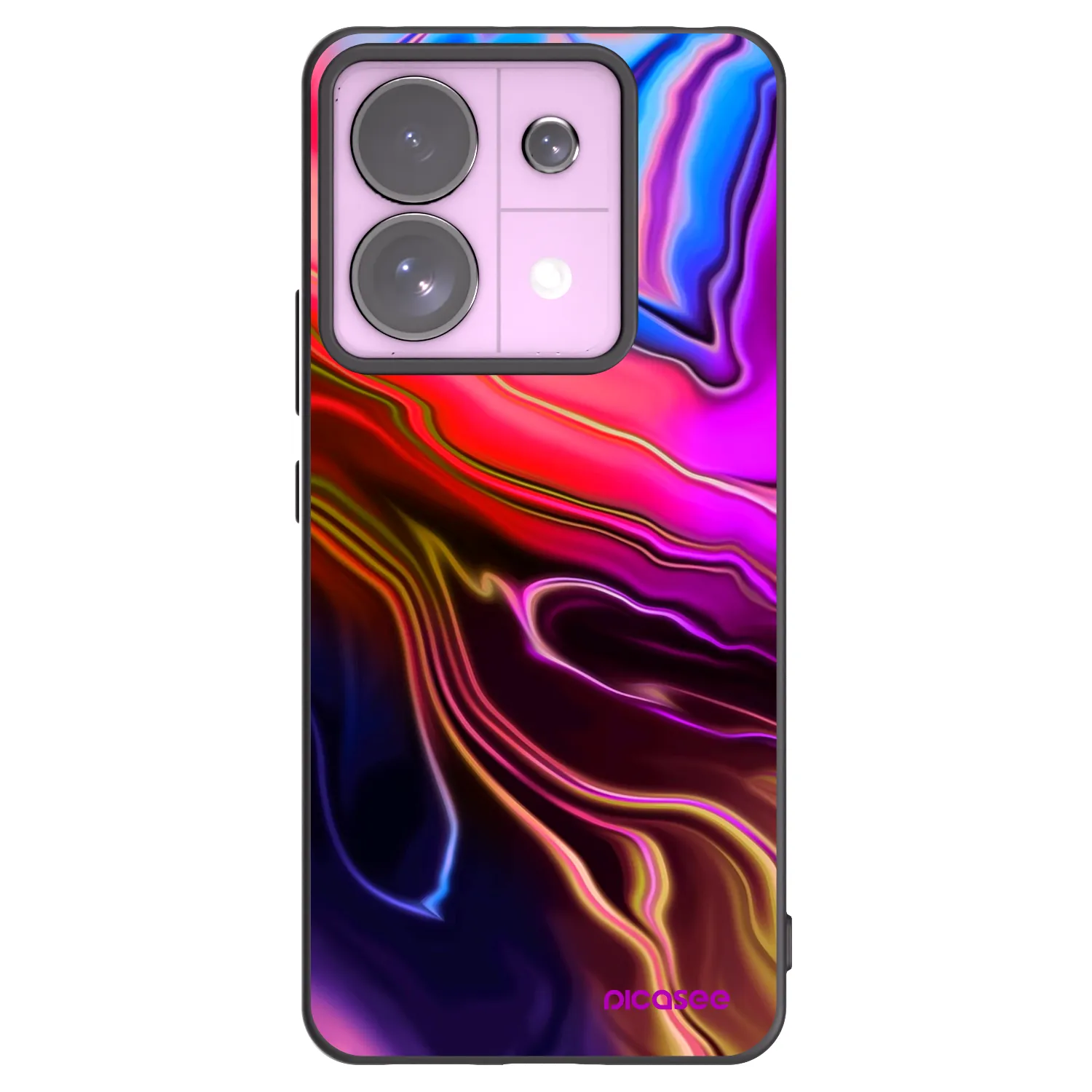 Picasee silikónový čierny obal pre Xiaomi Redmi Note 13 Pro 5G - Electric