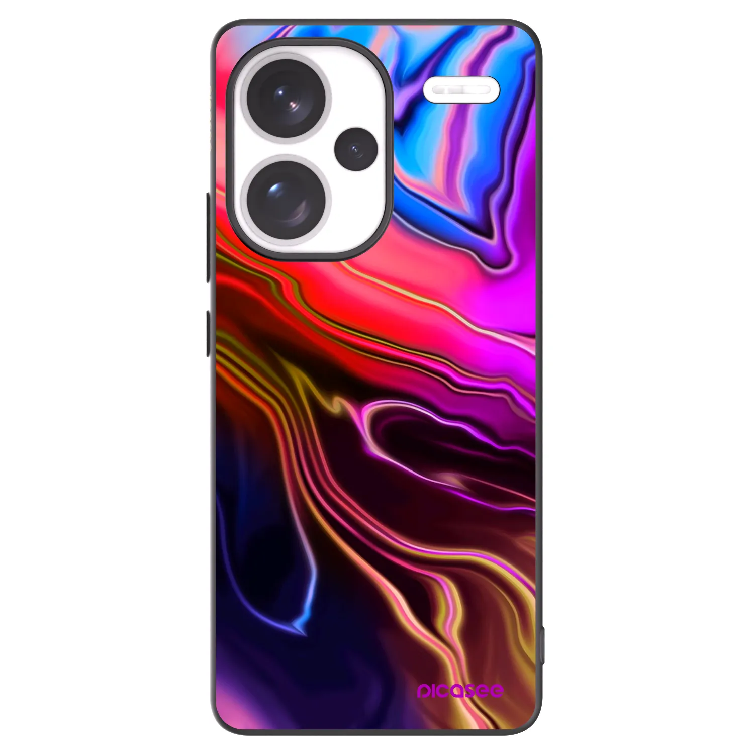 Picasee silikónový čierny obal pre Xiaomi Redmi Note 13 Pro+ 5G - Electric