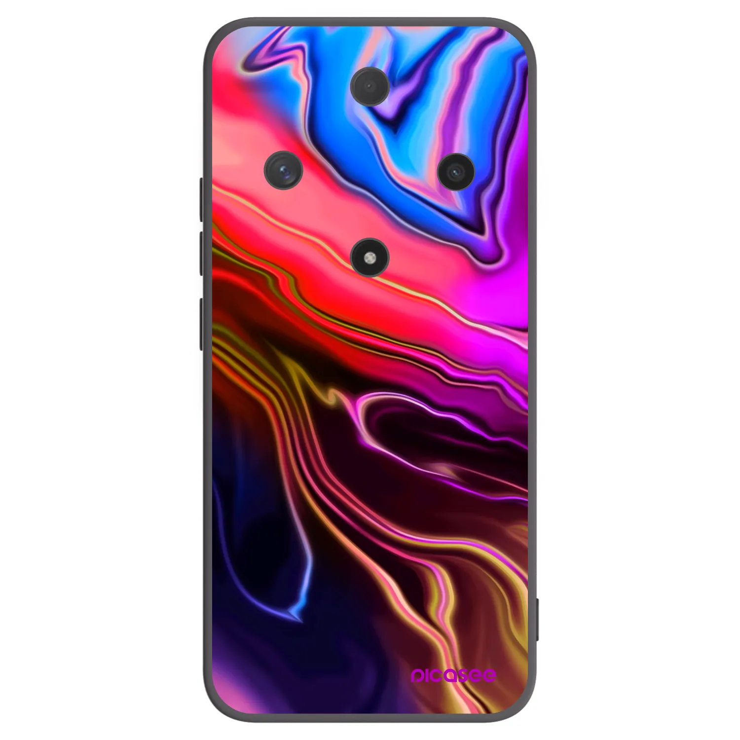 Picasee silikónový čierny obal pre Honor Magic6 Lite 5G - Electric