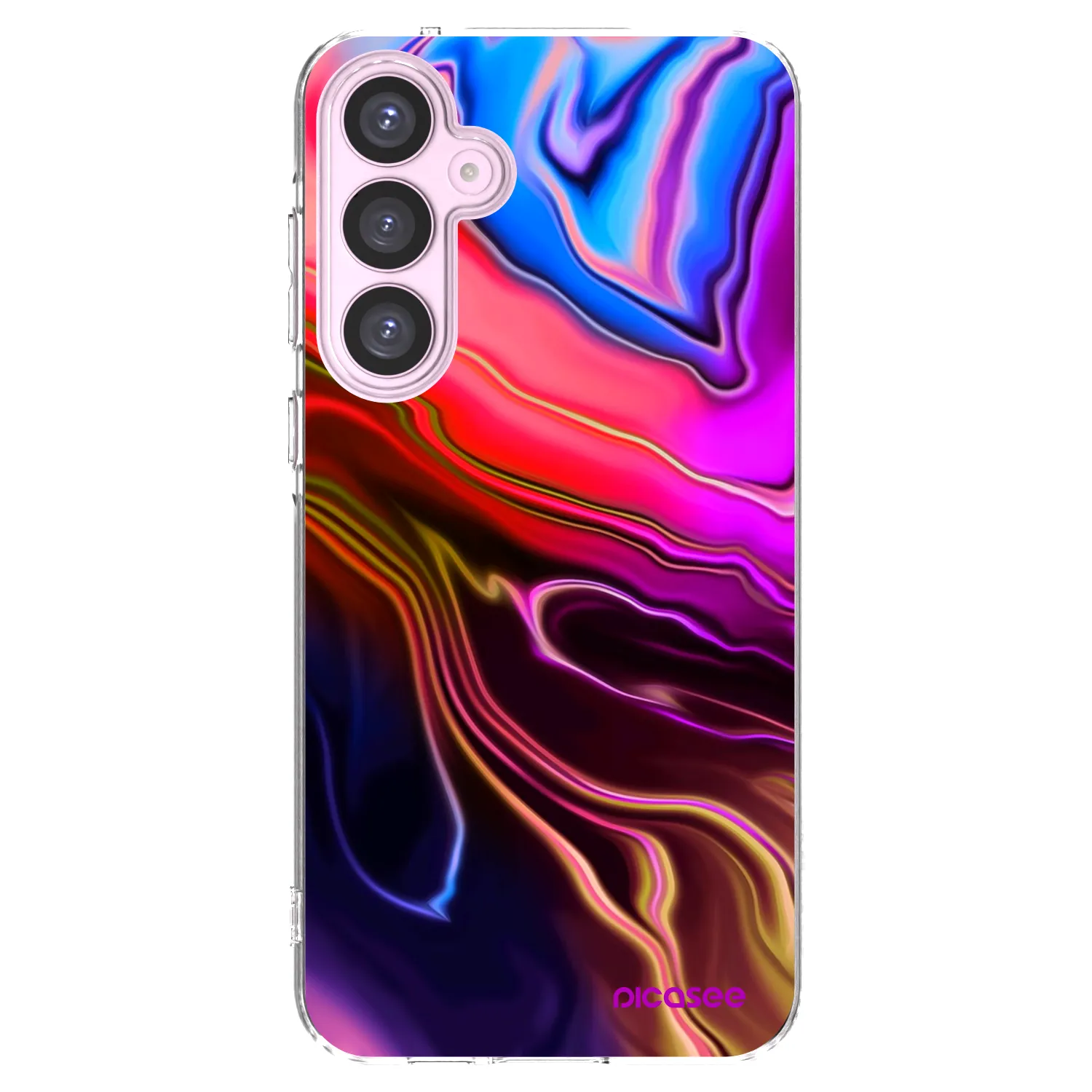 Picasee silikónový prehľadný obal pre Samsung Galaxy A55 5G A556B - Electric