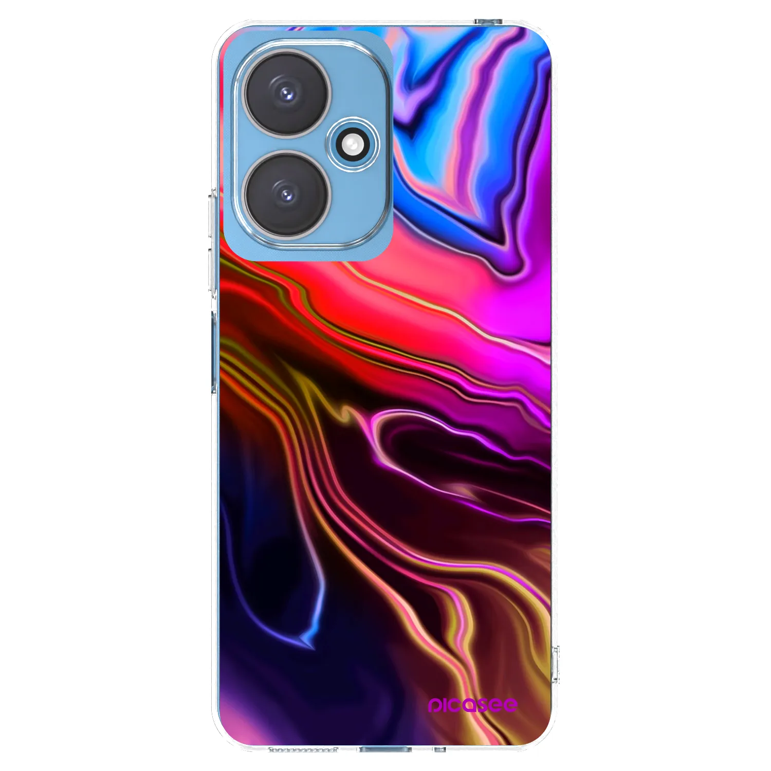 Picasee silikónový prehľadný obal pre Xiaomi Redmi 13C 5G - Electric