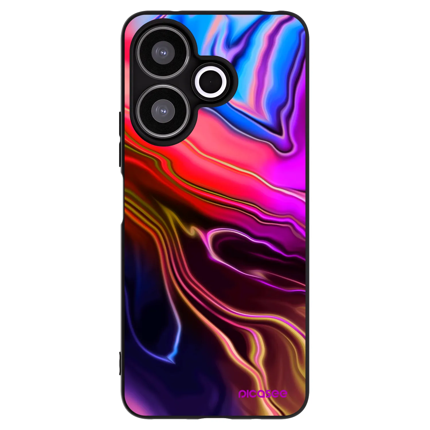 Silikónový čierny obal pre Xiaomi Redmi 13 4G - Electric