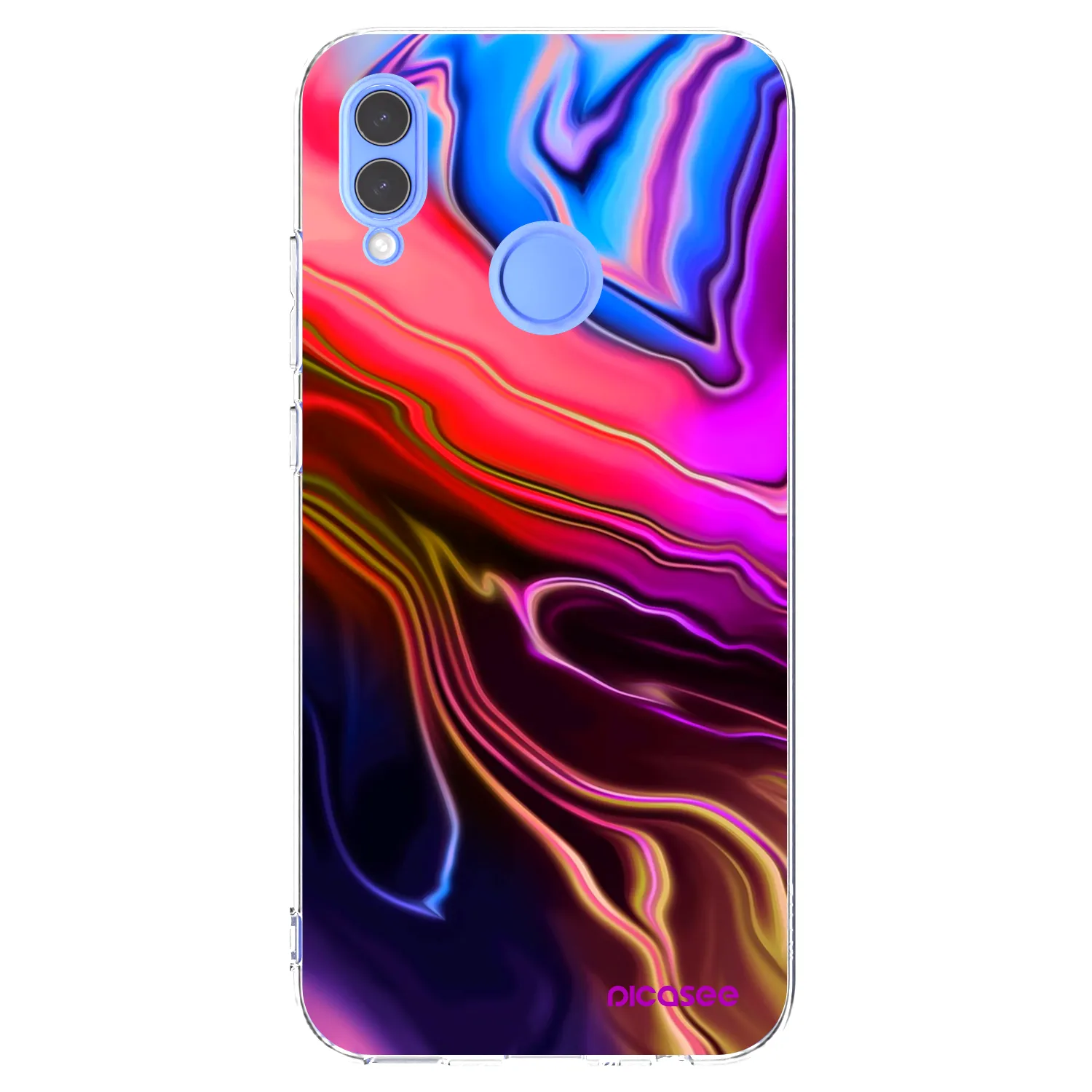 Picasee silikónový prehľadný obal pre Huawei P Smart 2019 - Electric