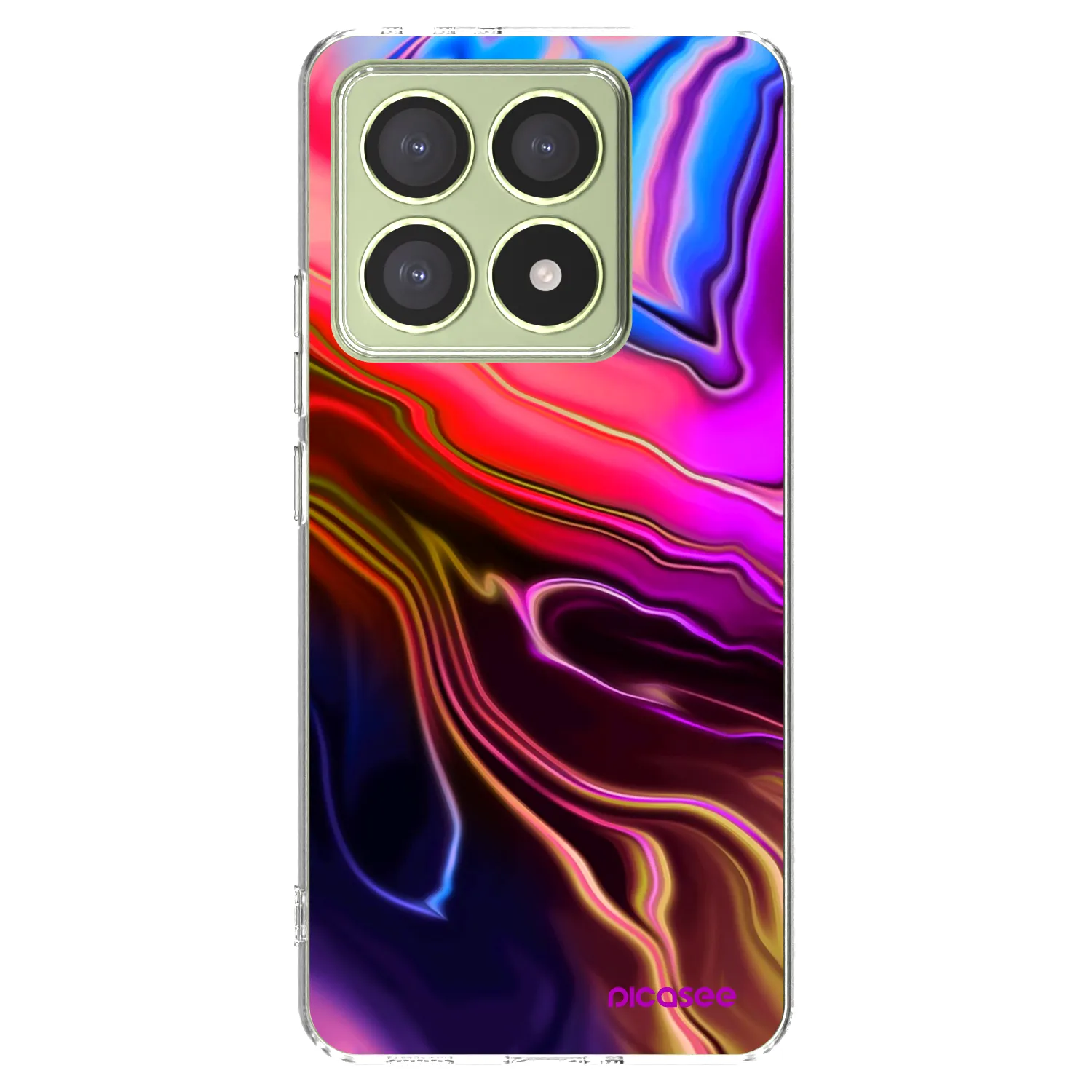Picasee silikónový prehľadný obal pre Xiaomi 14T - Electric