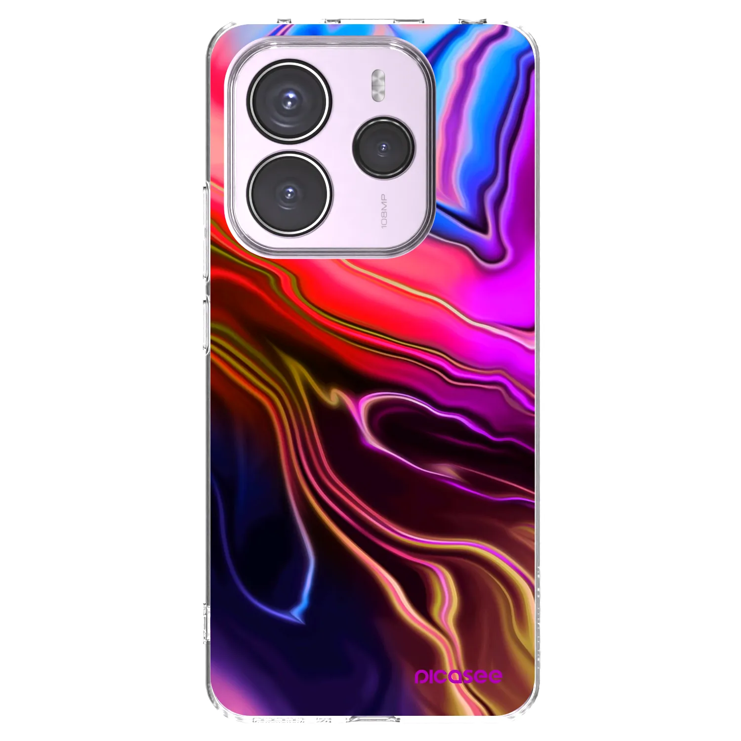Silikónový prehľadný obal pre Xiaomi Redmi Note 14 5G - Electric