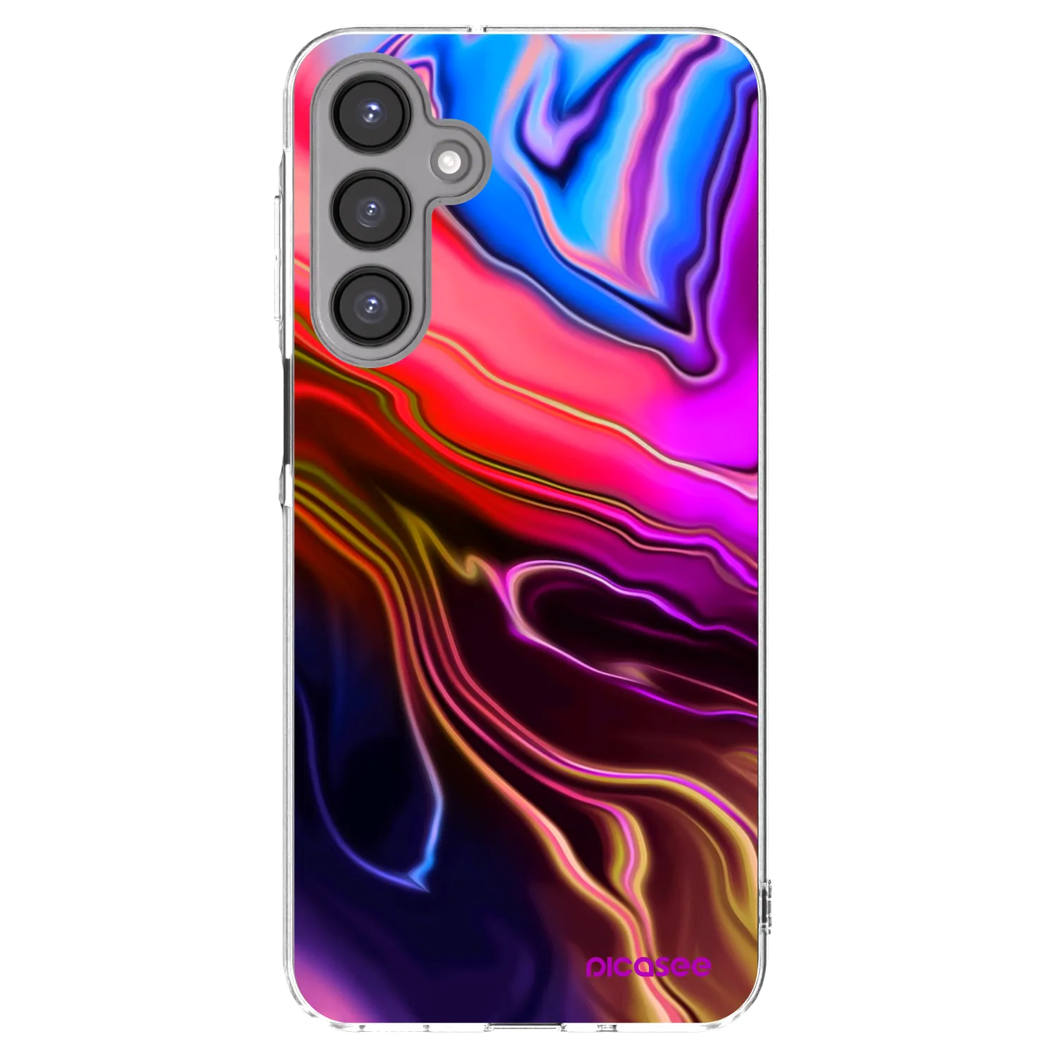 Picasee silikónový prehľadný obal pre Samsung Galaxy A16 5G - Electric