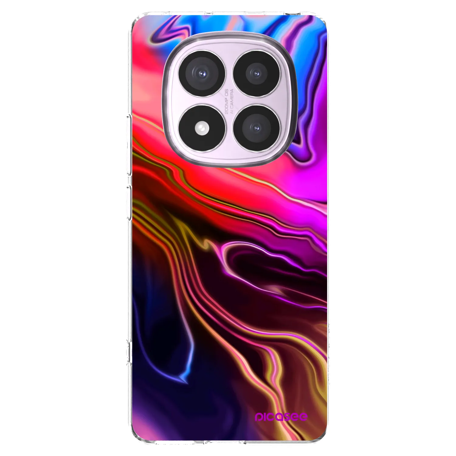 Silikónový prehľadný obal pre Xiaomi Redmi Note 14 Pro 4G - Electric