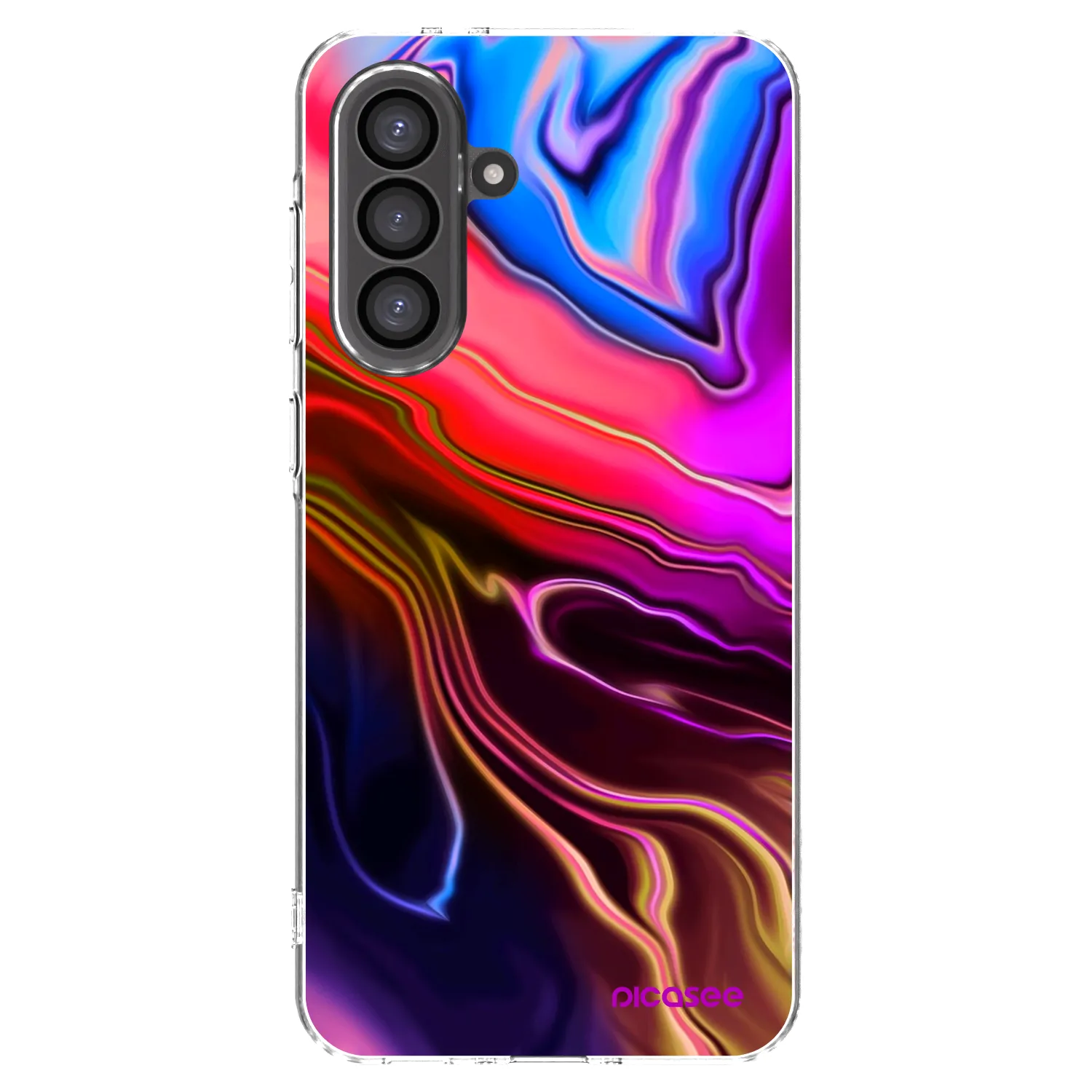 Picasee silikónový prehľadný obal pre Samsung Galaxy A56 5G A566B - Electric