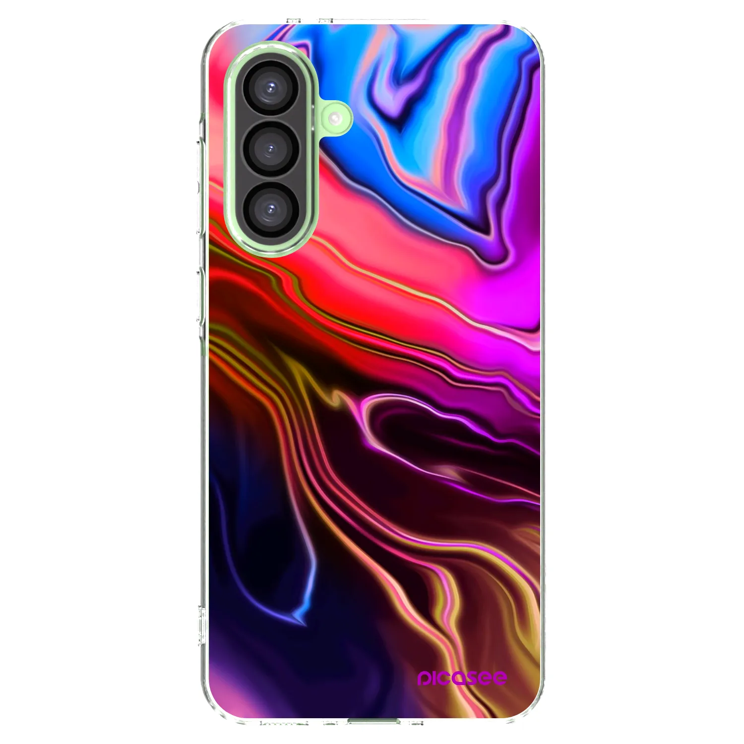 Picasee silikónový prehľadný obal pre Samsung Galaxy A26 5G A266B - Electric