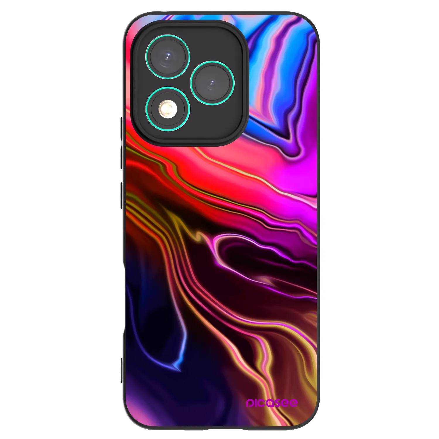 Picasee silikónový čierny obal pre Honor 400 Lite 5G - Electric