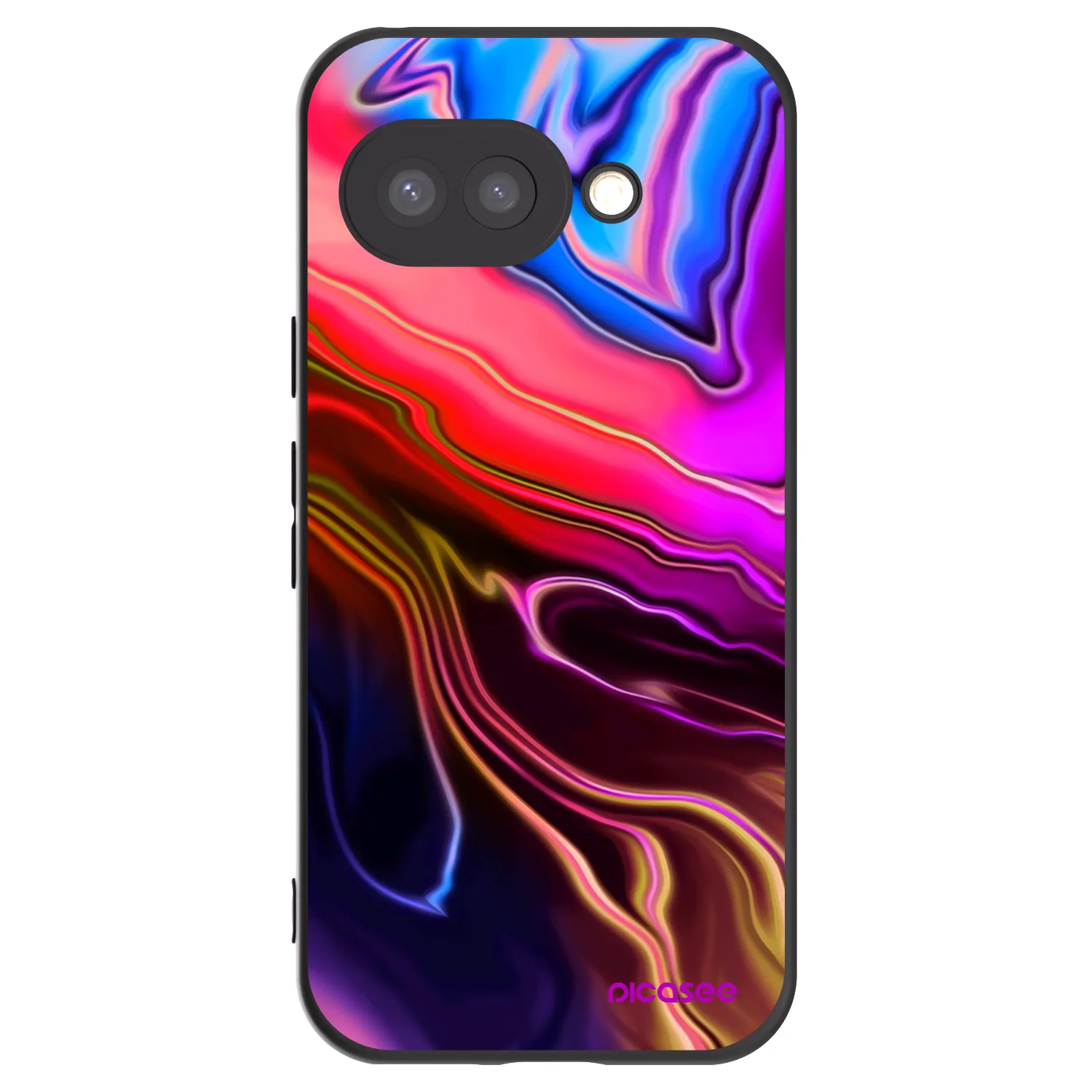 Silikónový čierny obal pre Google Pixel 9a - Electric