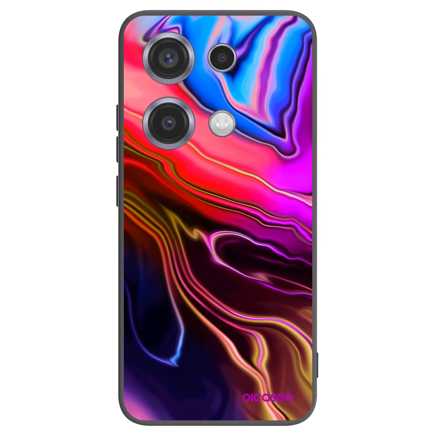 Picasee silikónový čierny obal pre Xiaomi Redmi Note 14S - Electric