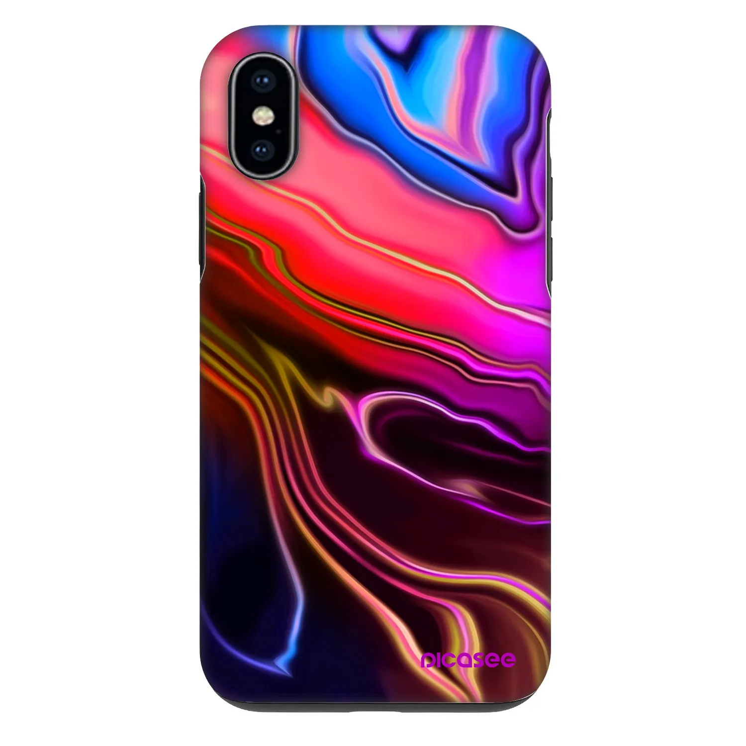 Picasee Fashion Case pre Apple iPhone X/XS - Electric