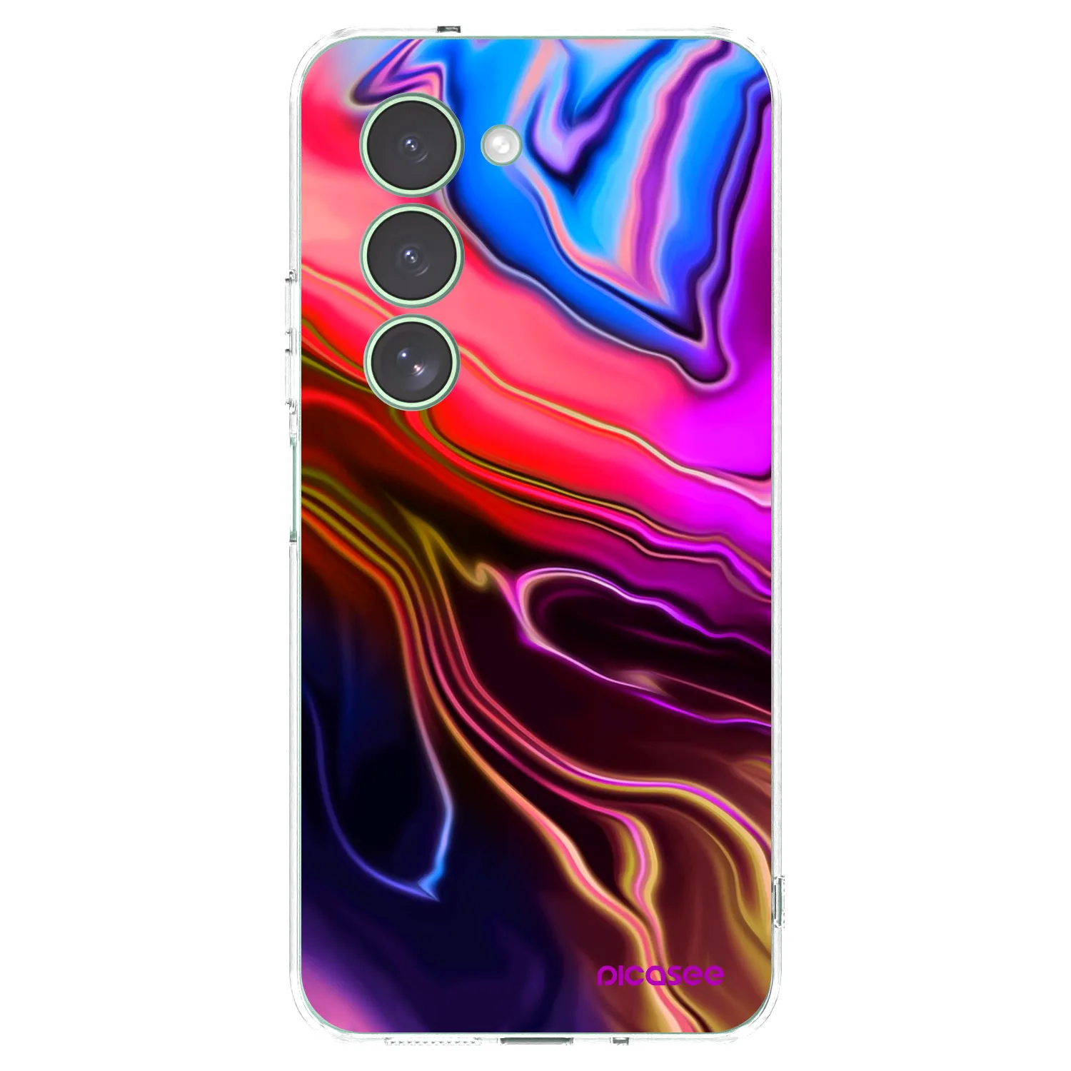 Silikónový prehľadný obal pre Xiaomi Redmi 15 5G - Electric
