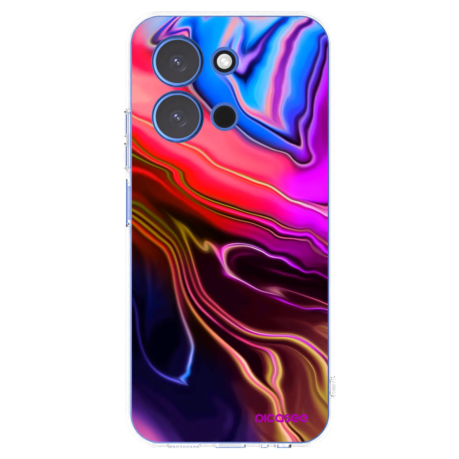 Picasee silikónový prehľadný obal pre Xiaomi Redmi 15C 4G - Electric