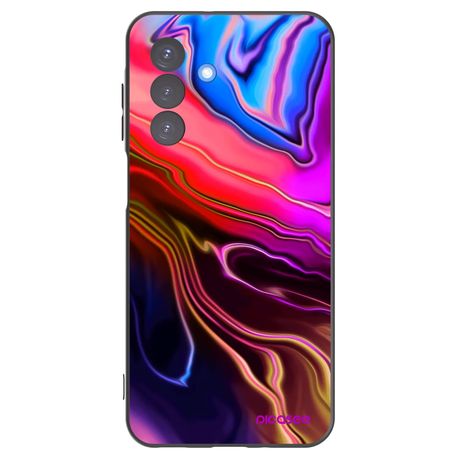 Picasee silikónový čierny obal pre Samsung Galaxy A17 5G - Electric