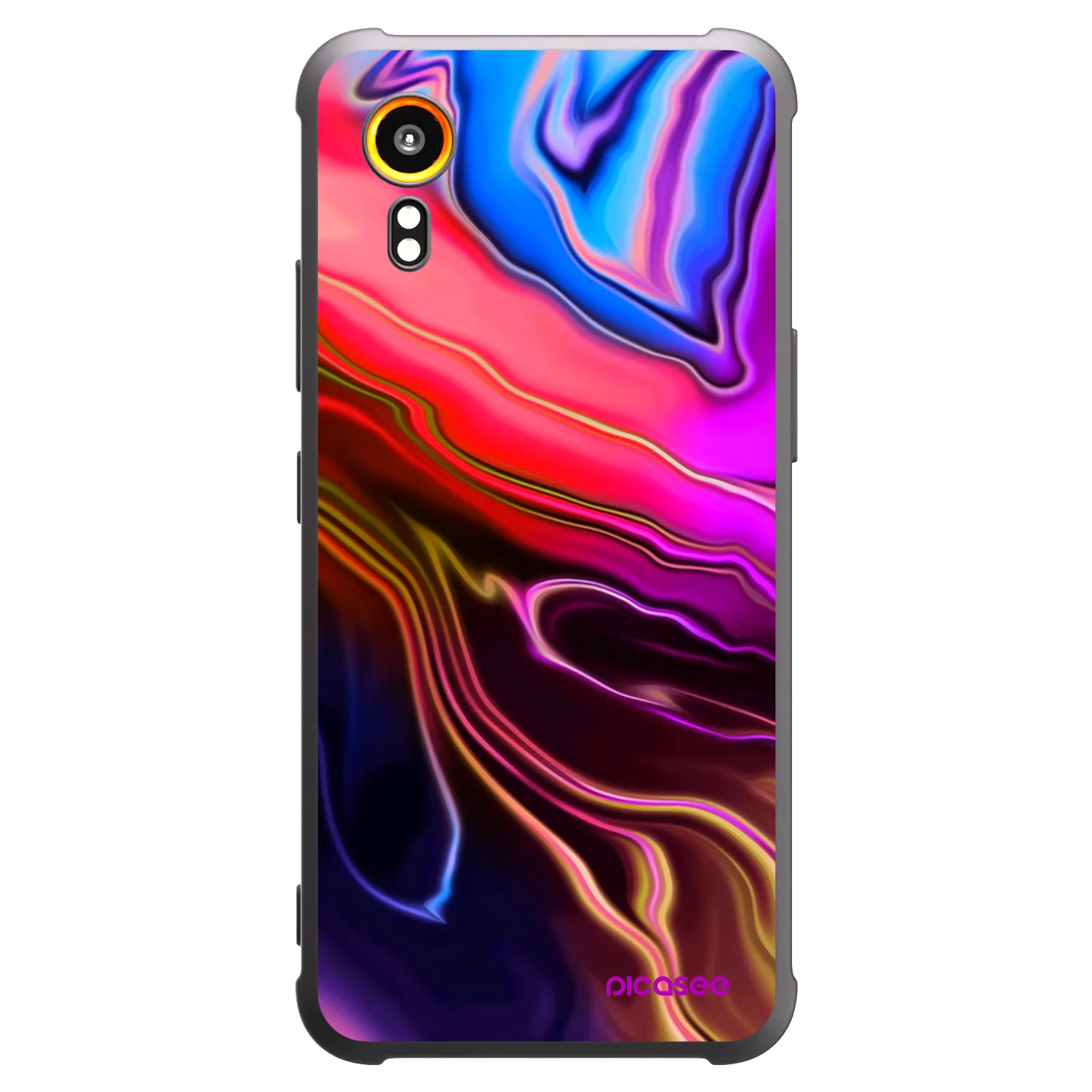 Picasee silikónový čierny obal pre Samsung Galaxy Xcover 7 - Electric