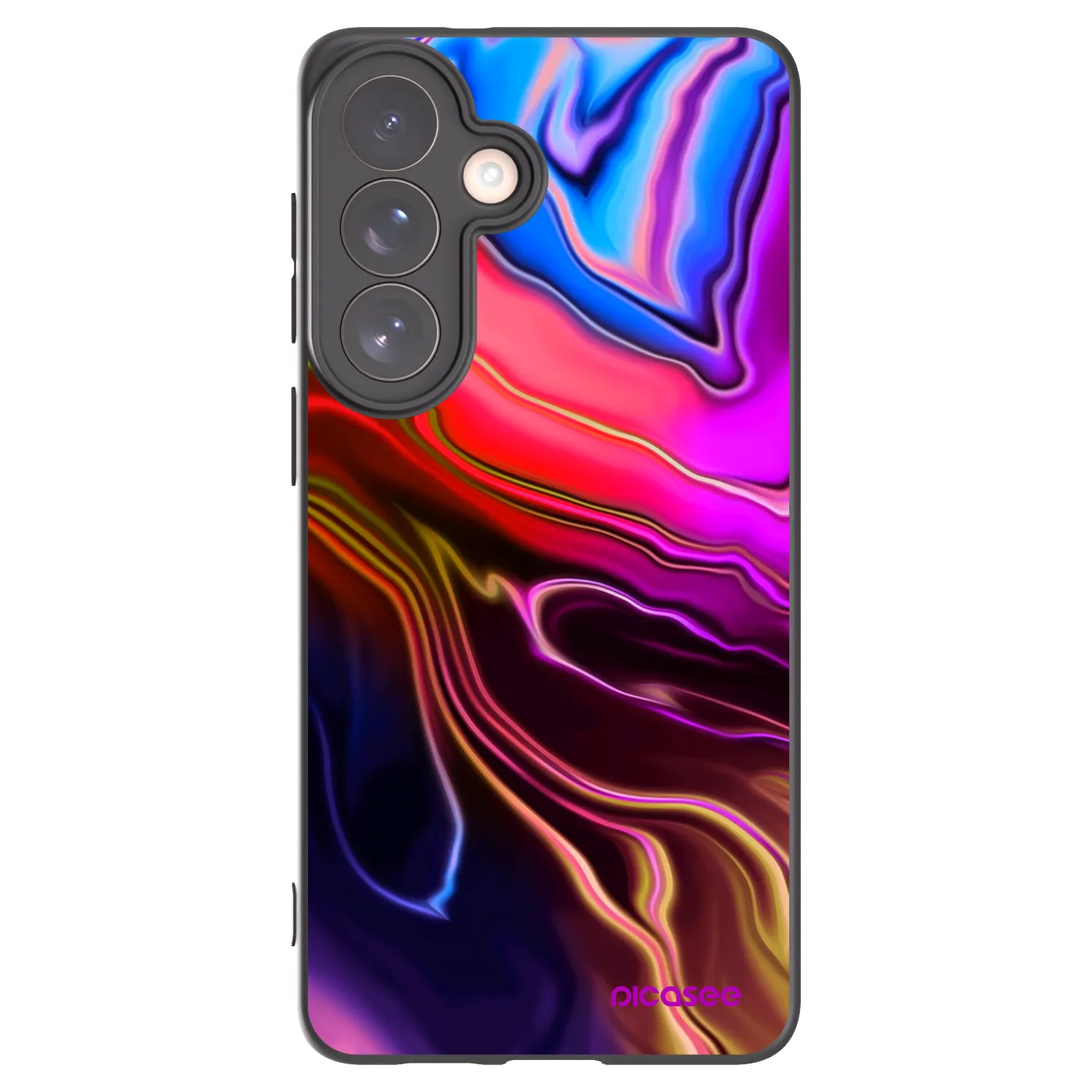 Picasee silikónový čierny obal pre Samsung Galaxy S26+ - Electric