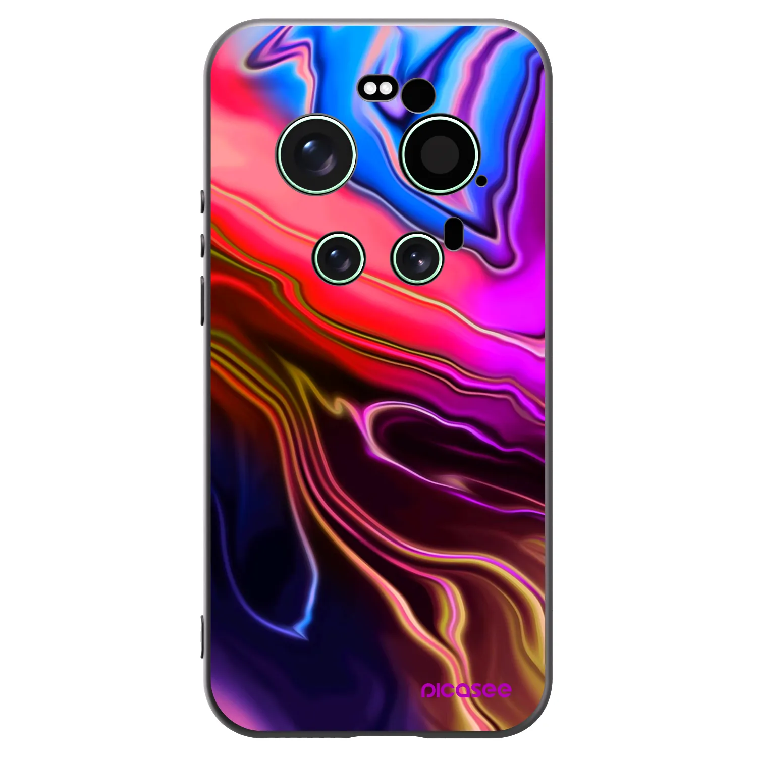 Picasee silikónový čierny obal pre Xiaomi 17 Ultra - Electric