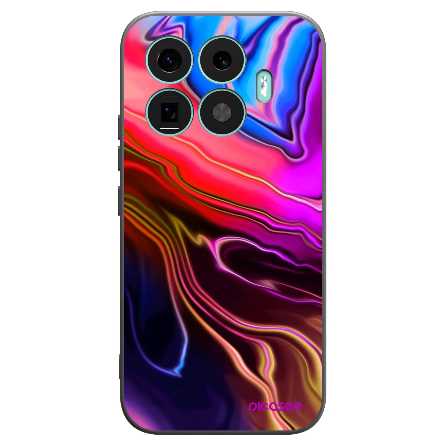 Picasee silikónový čierny obal pre Xiaomi 17T - Electric