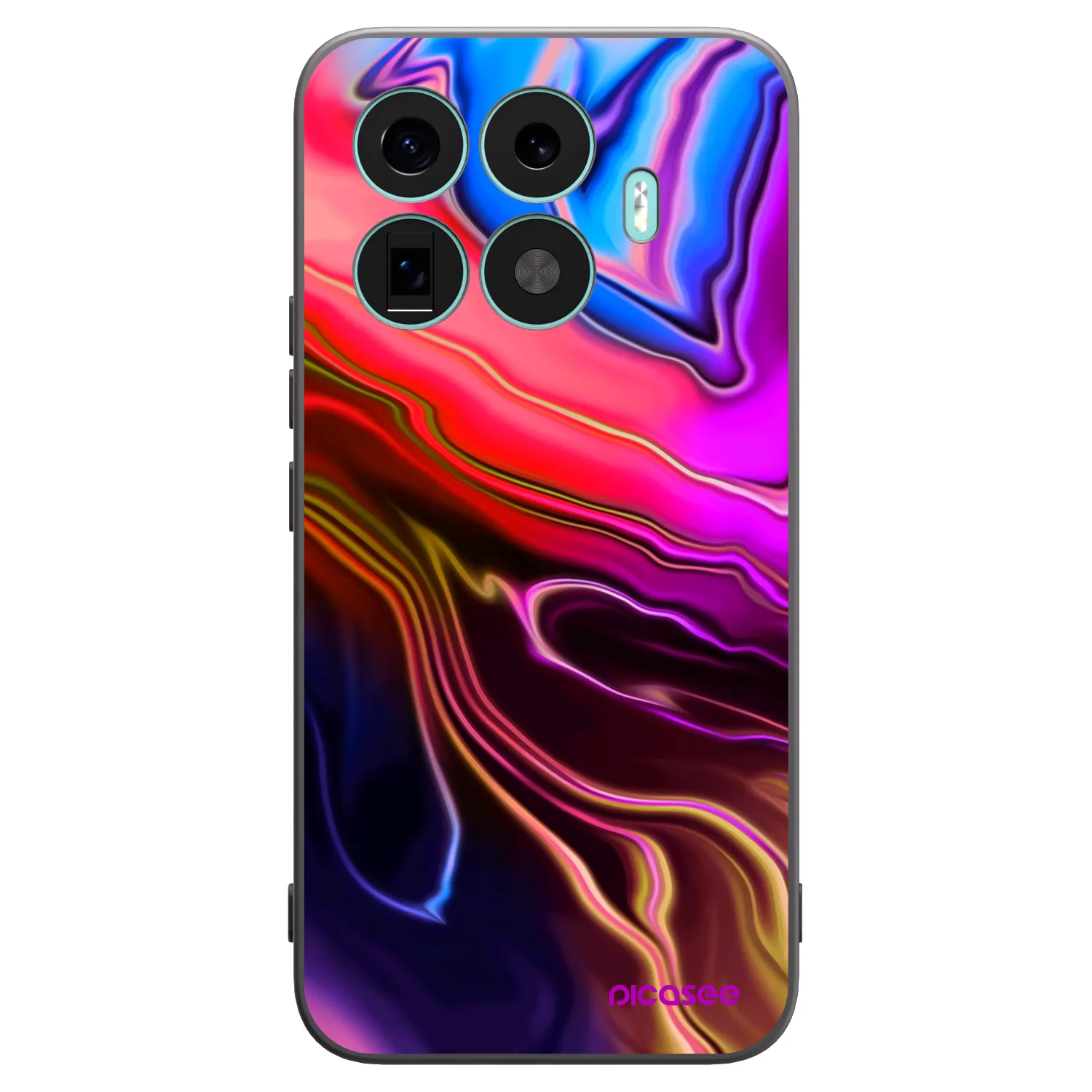 Picasee silikónový čierny obal pre Xiaomi 17T Pro - Electric