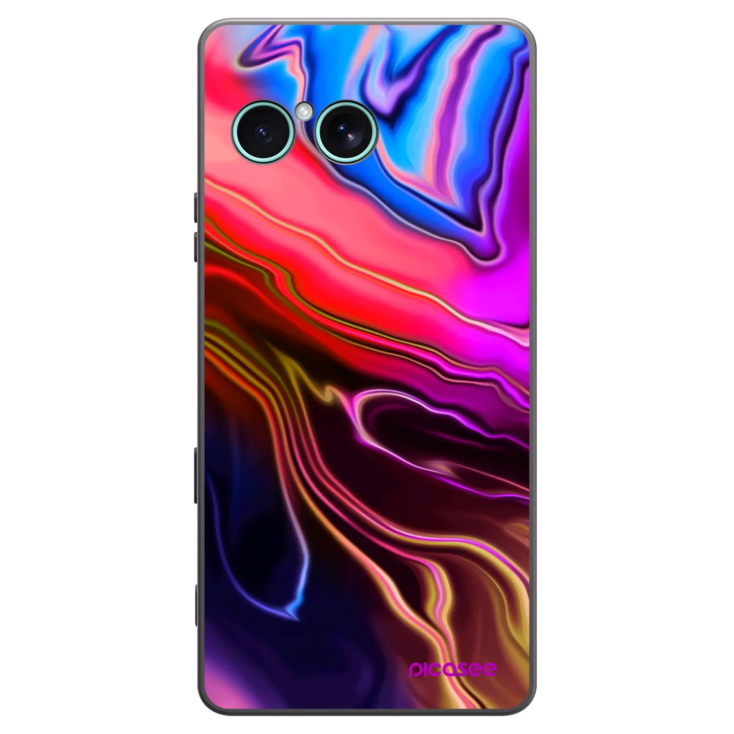Picasee silikónový čierny obal pre Sony Xperia 10 VII - Electric