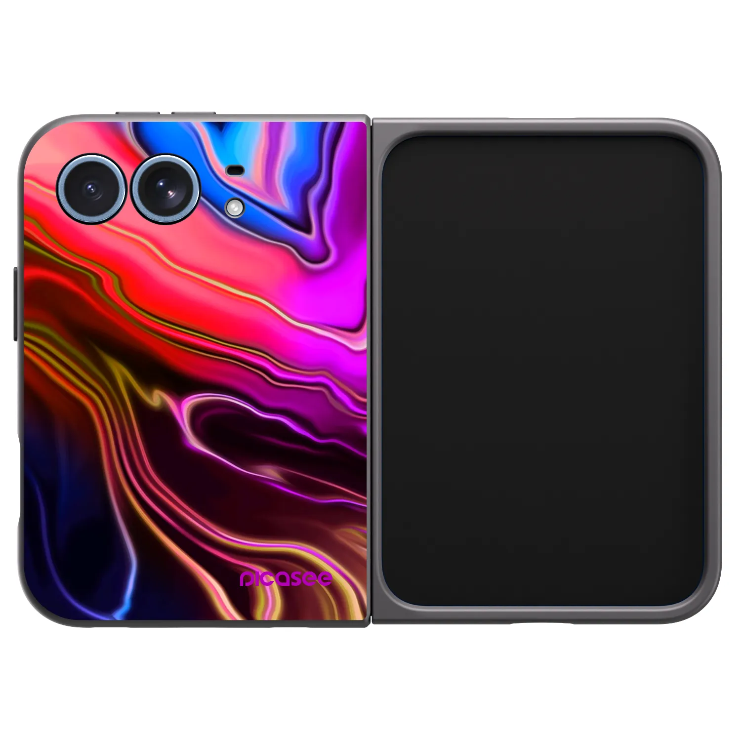Picasee silikónový čierny obal pre Apple iPhone Ultra - Electric