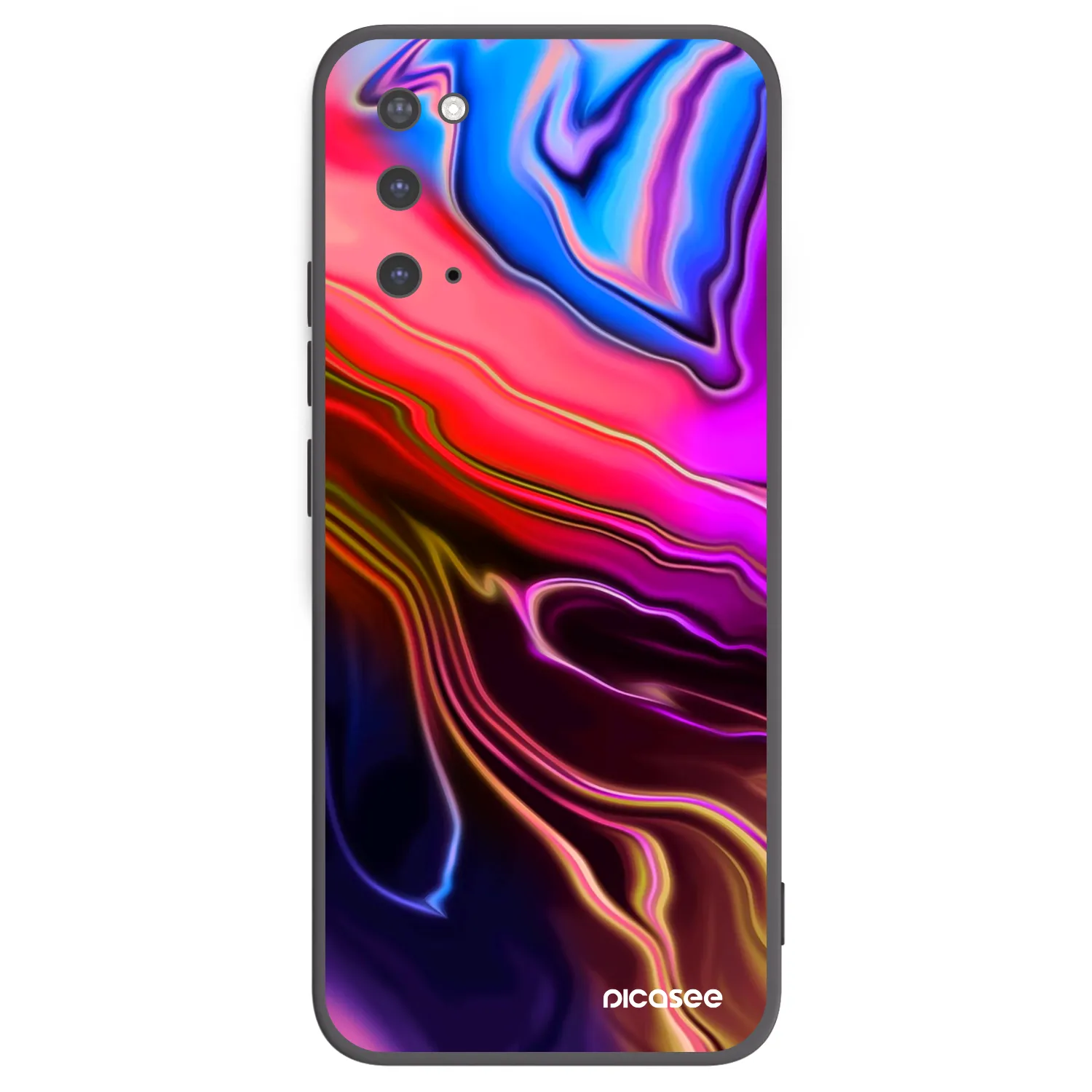 Picasee silikónový čierny obal pre Samsung Galaxy S20 G980F - Electric