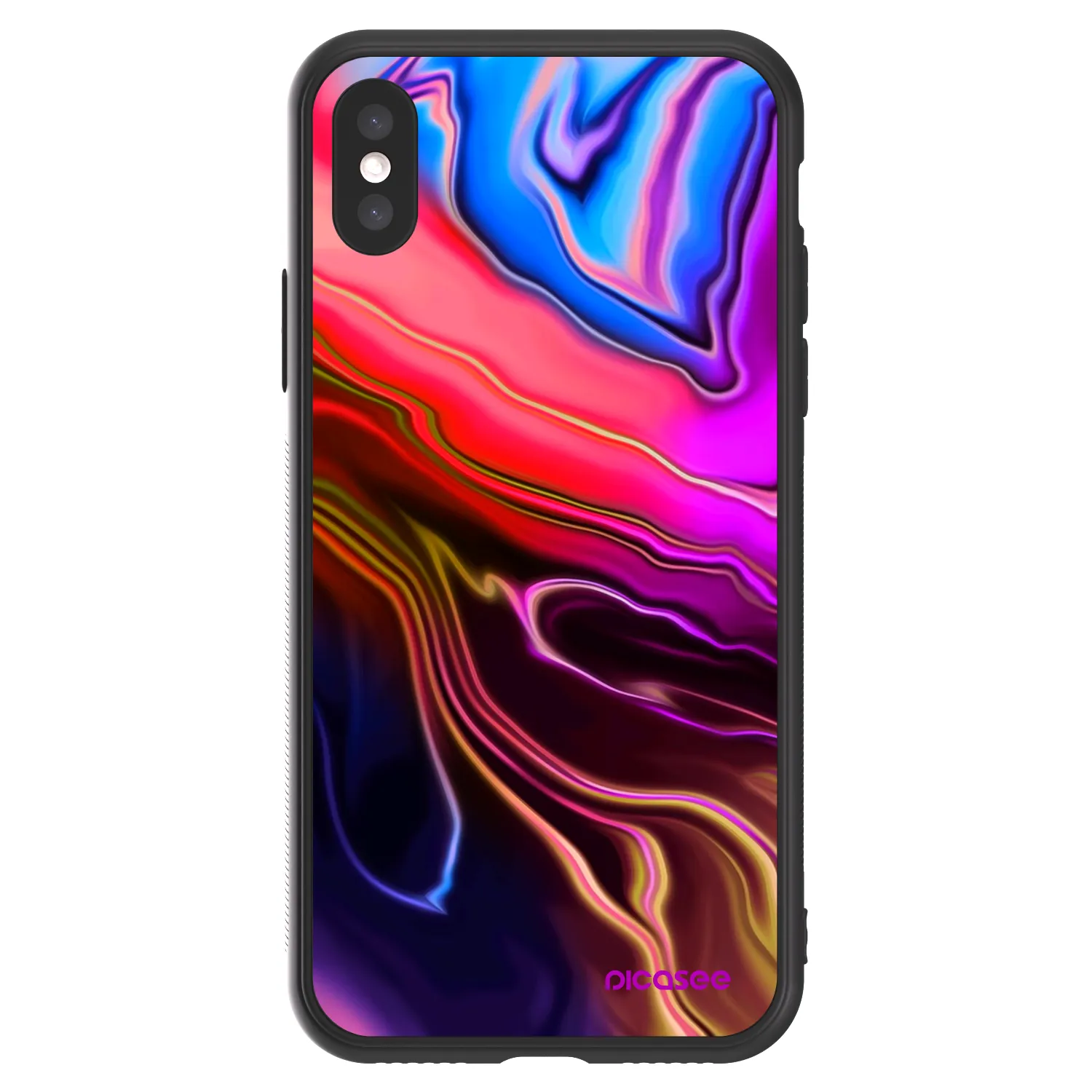 Picasee ULTIMATE CASE pro Apple iPhone X/XS - Electric