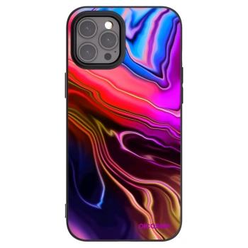 Picasee silikónový čierny obal pre Apple iPhone 12 Pro Max - Electric